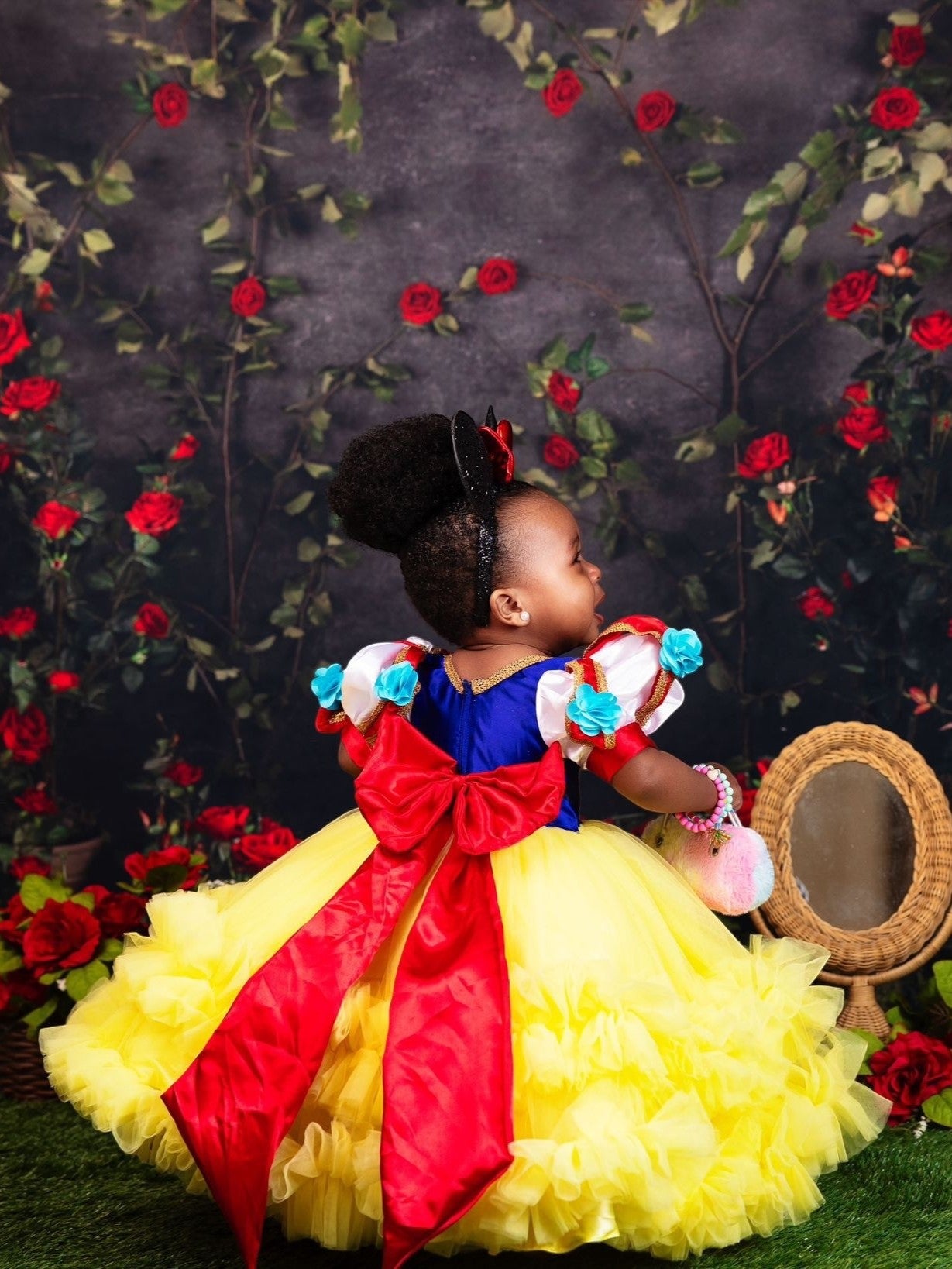 Golden Orchard Ruby Charm Princess Ball Gown