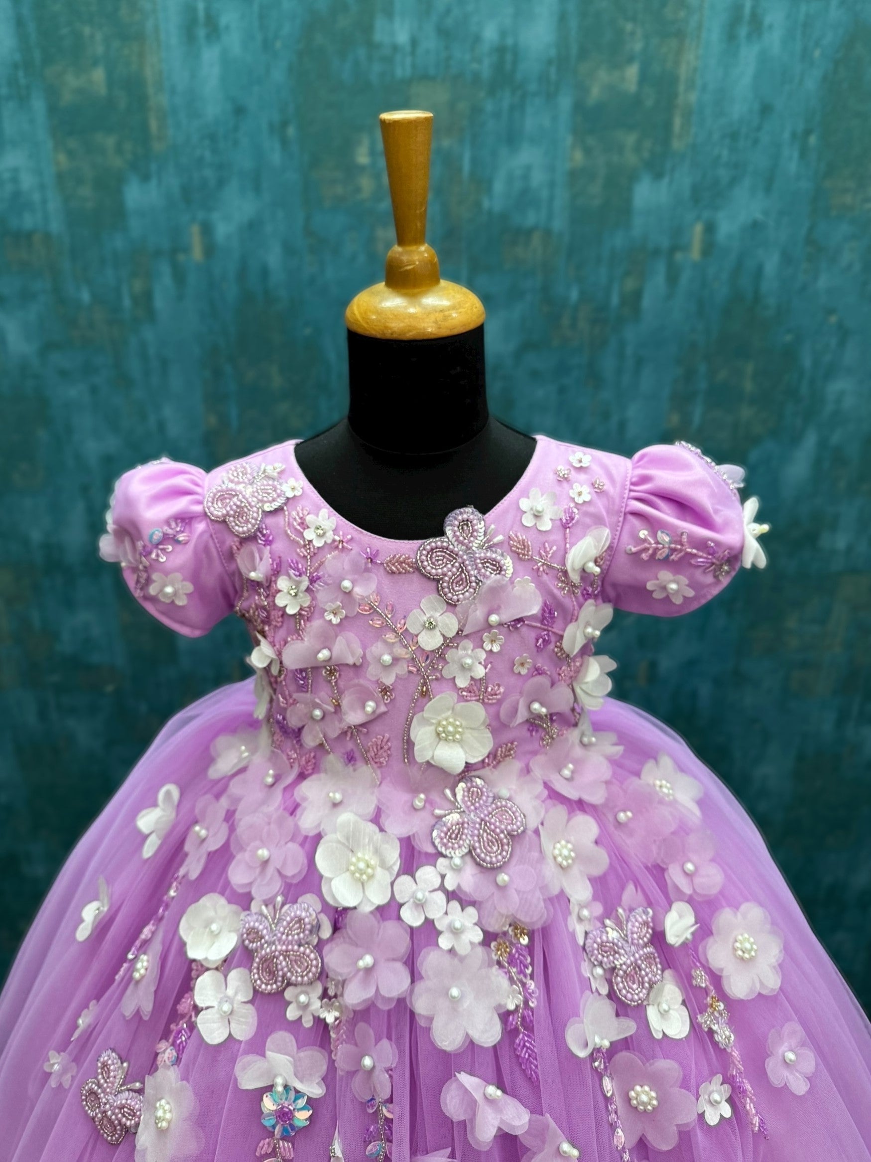 Enchanted Pastel Pink Petal Dress