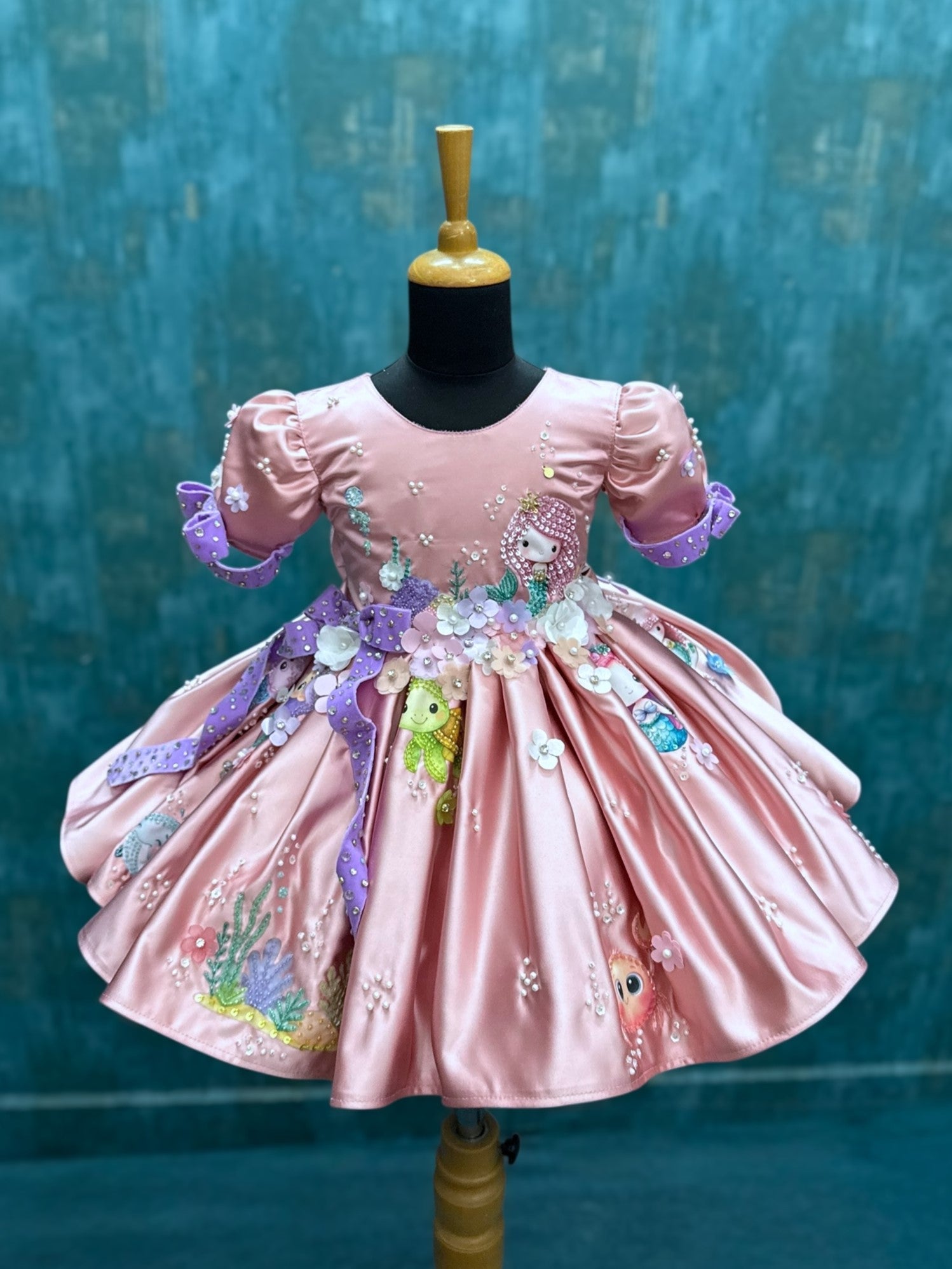 Underwater Blossom Dream Princess Gown