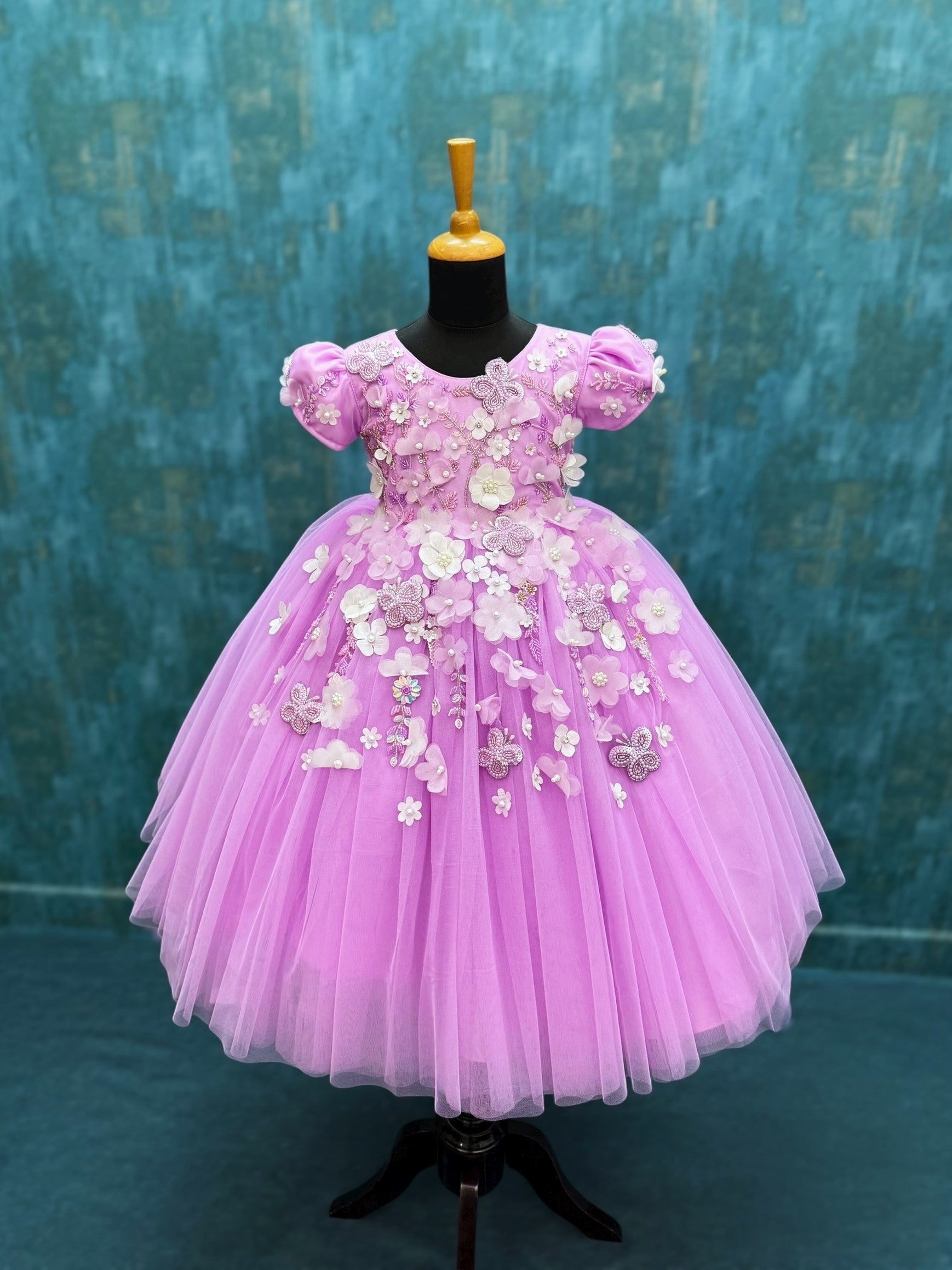 Enchanted Pastel Pink Petal Dress