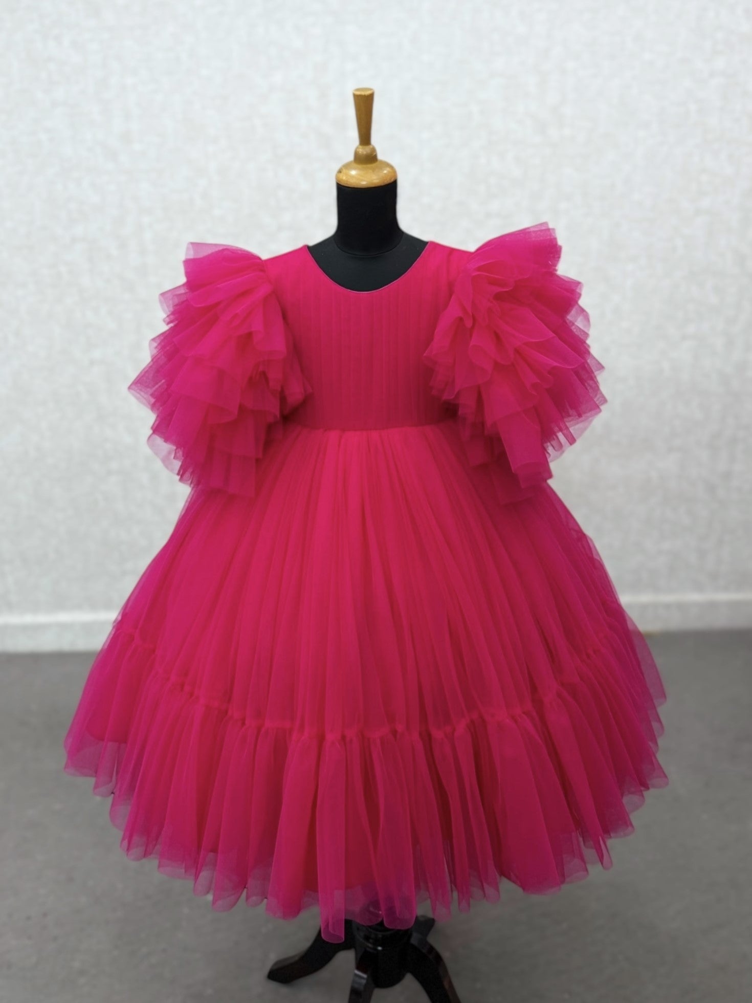 Fuchsia Ruffle Fantasy Dress