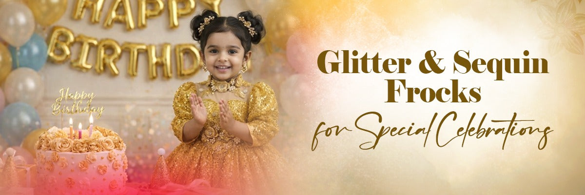 Glitter and Sequin Frocks for Special Celebrations - Dress Your Little Girl Like the Star She Is