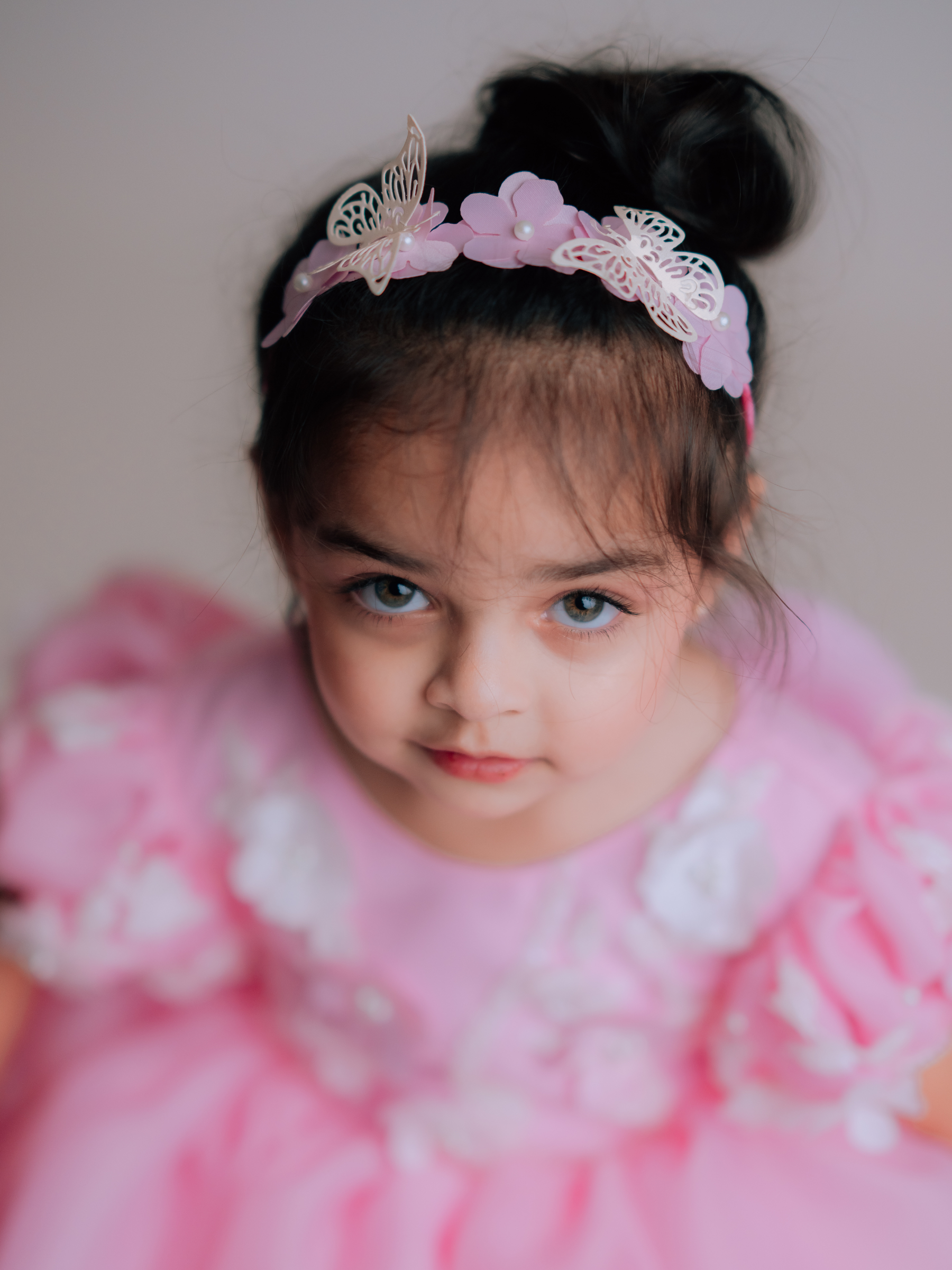 Fluffy Organza knee Length Gown