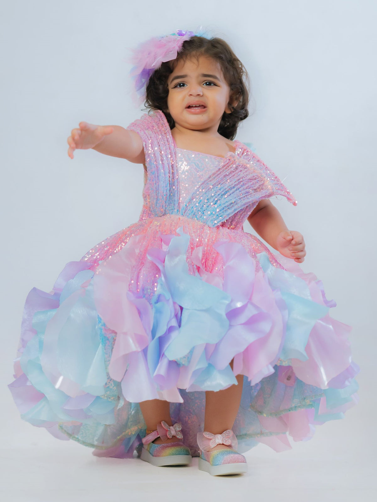 FAIRY TAIL HIGH LOW GOWN -  WITH LIGHTS
