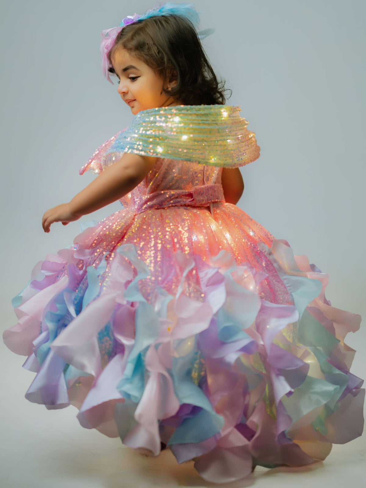 FAIRY TAIL HIGH LOW GOWN -  WITH LIGHTS
