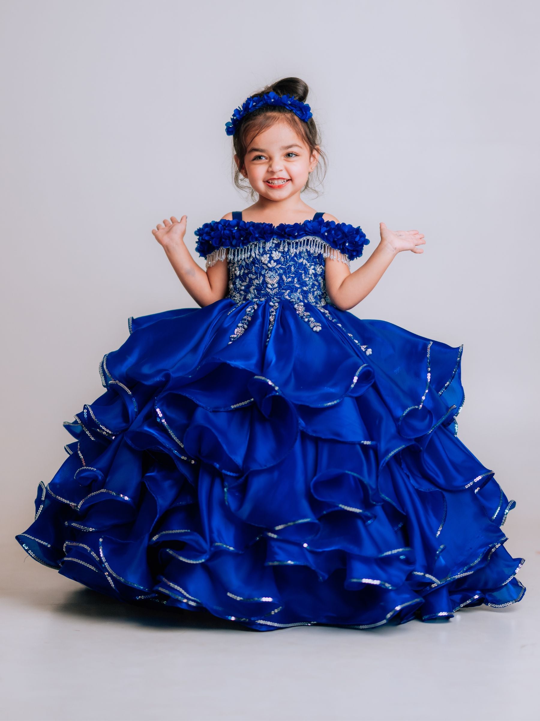 Layer Jimmy chu Sequence Ball Gown