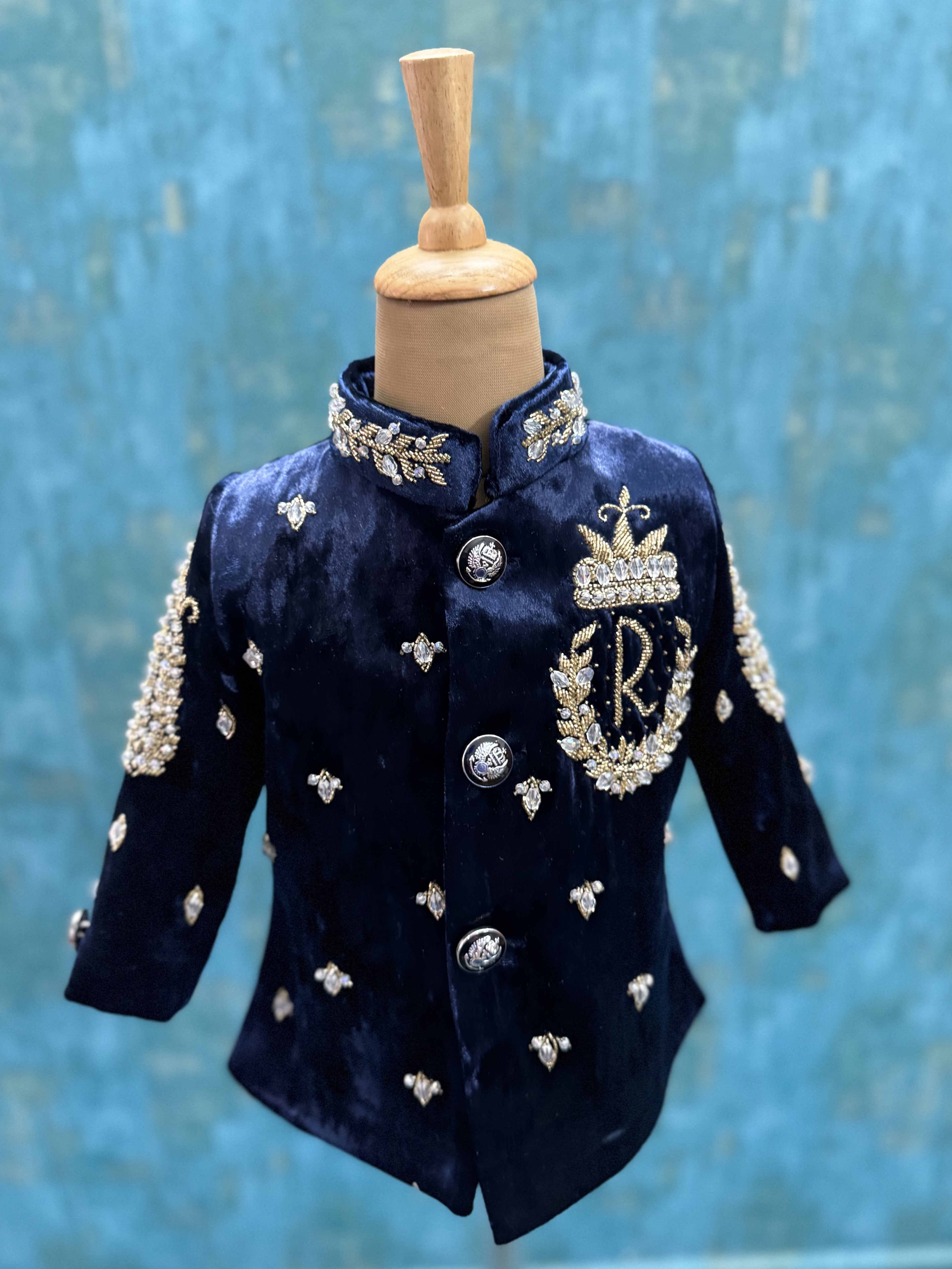 Regal Midnight Majesty – Velvet Crown Prince Edition Comes with Pant