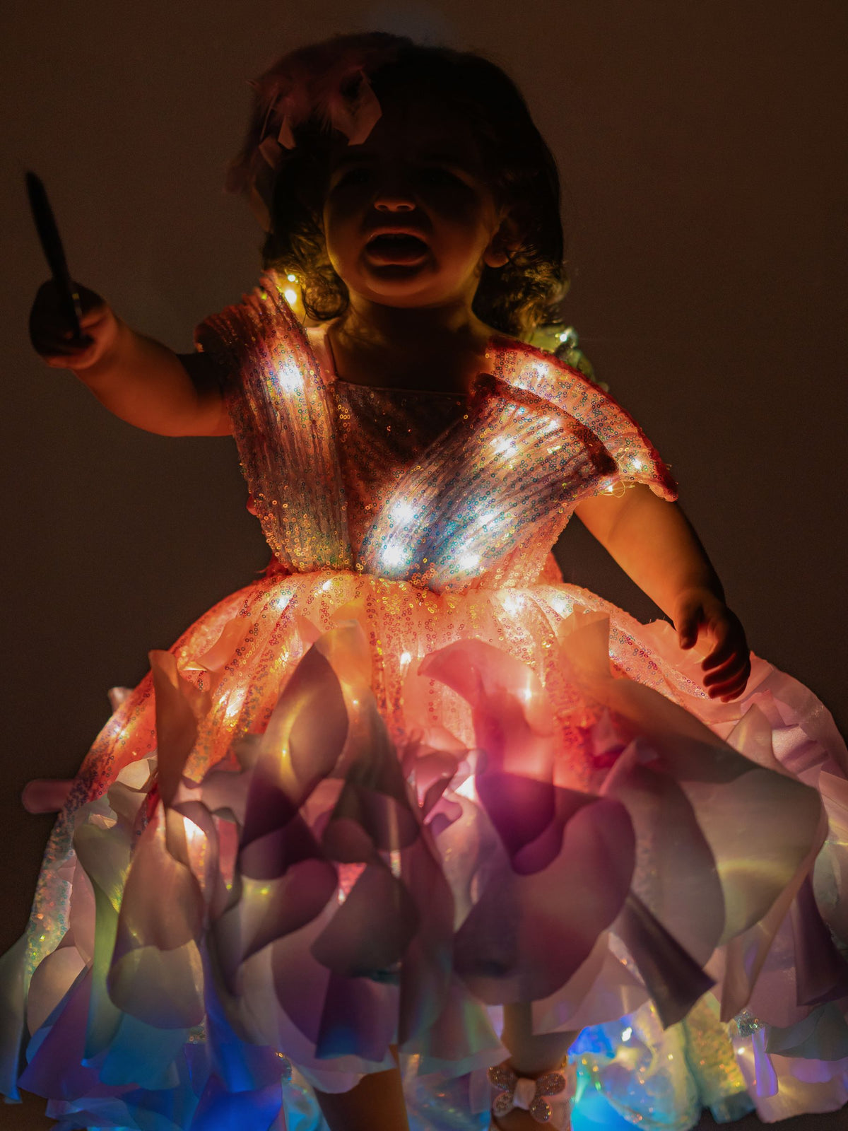 FAIRY TAIL HIGH LOW GOWN -  WITH LIGHTS