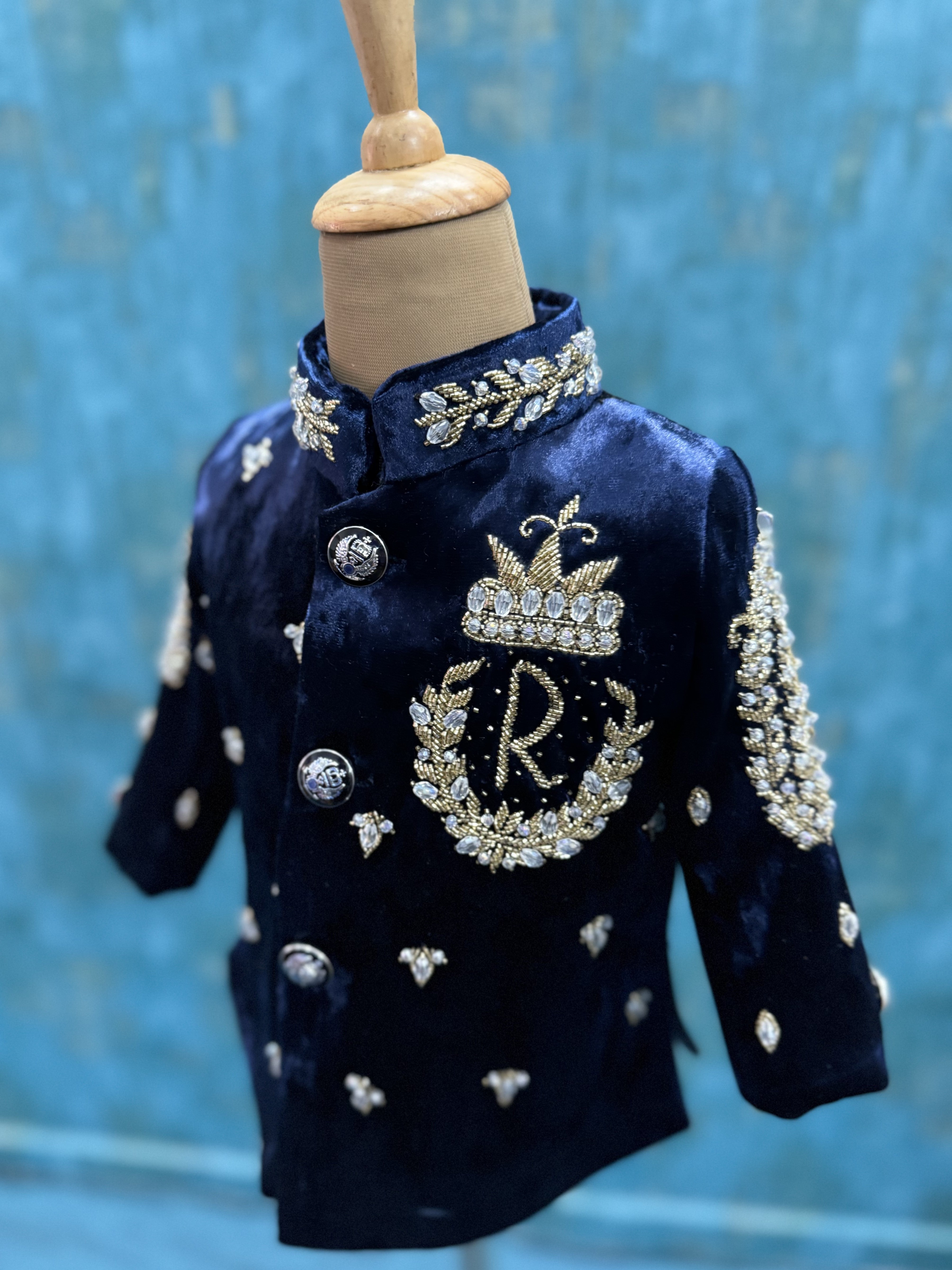 Regal Midnight Majesty – Velvet Crown Prince Edition Comes with Pant