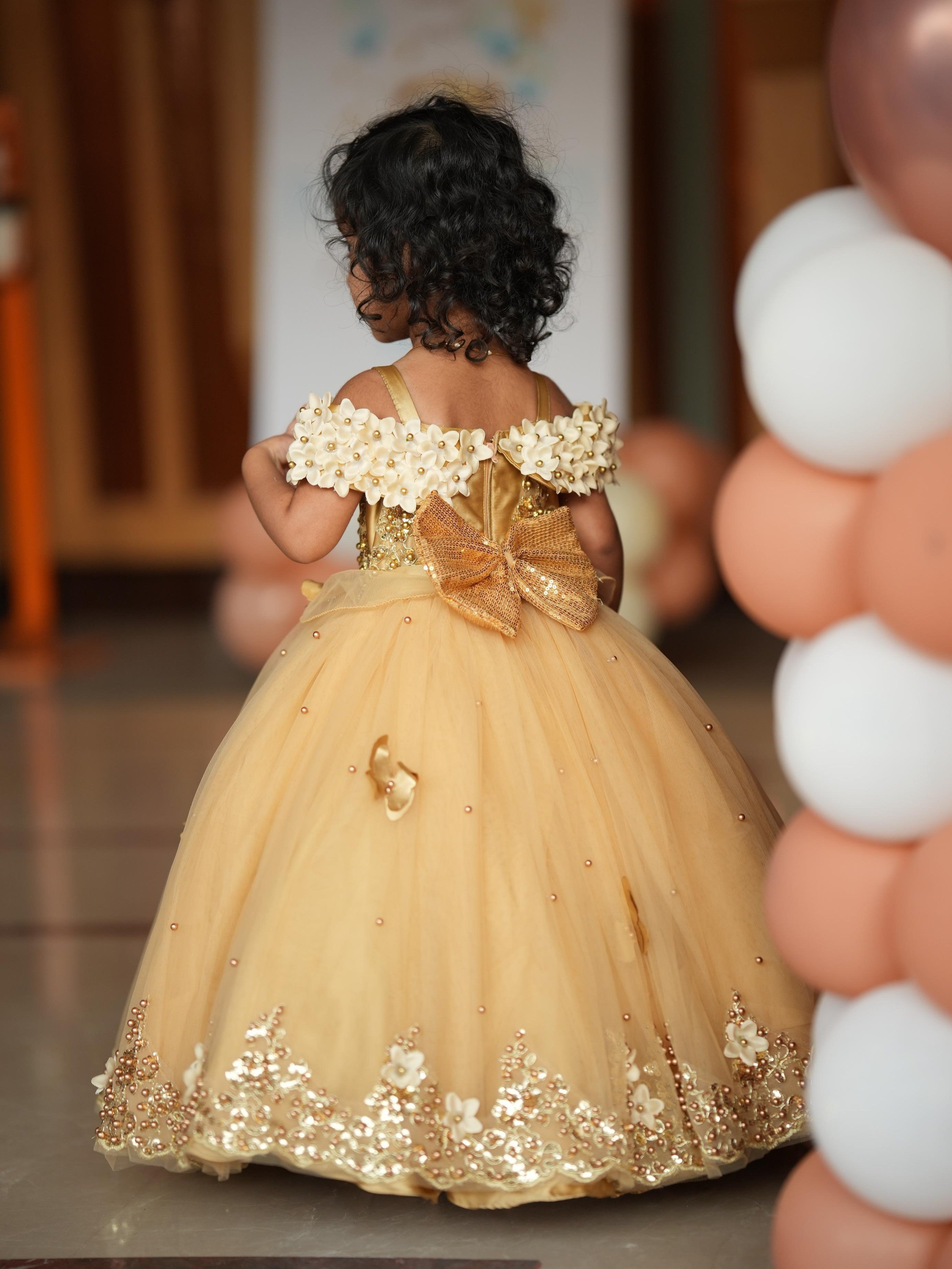 Sunlit Floral Majesty Dress