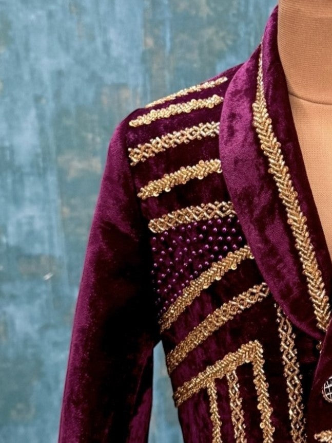 Velvet Prince of Regal Grandeur- Comes with Pant and Shirt