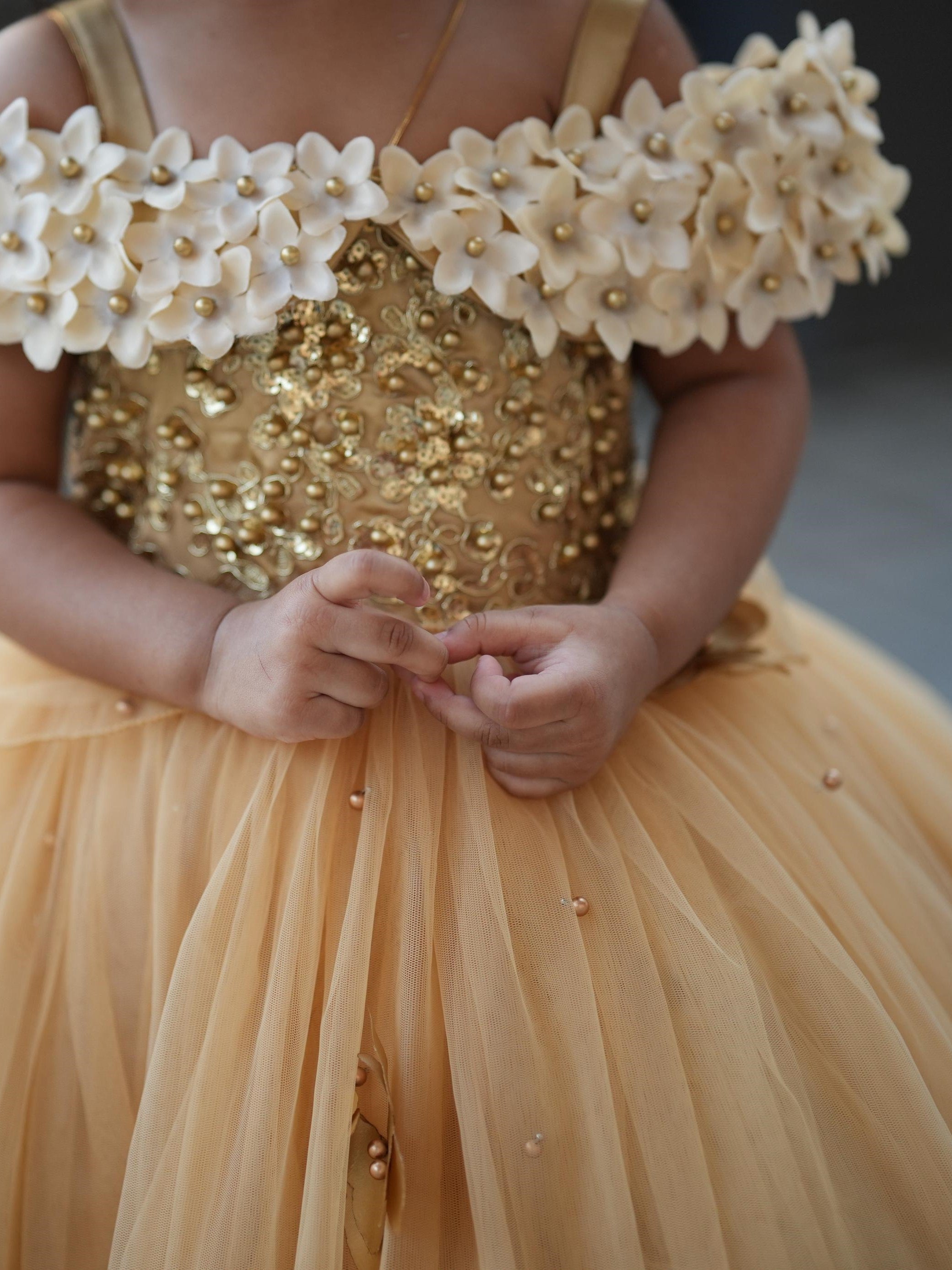 Sunlit Floral Majesty Dress