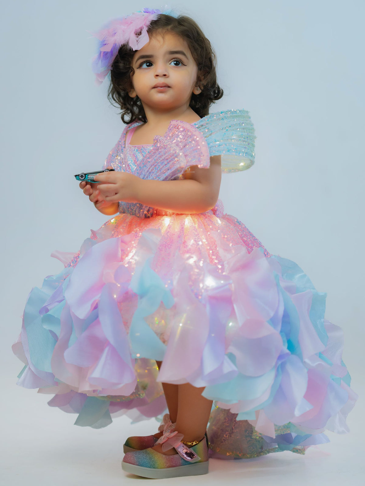 FAIRY TAIL HIGH LOW GOWN -  WITH LIGHTS