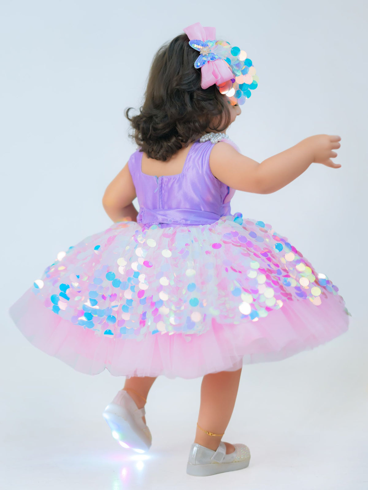 Little Princess Mermaid Sequin Gown