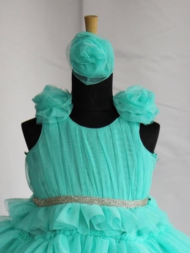 Princess Gown Online,  Seafoam Sequin Party Dress