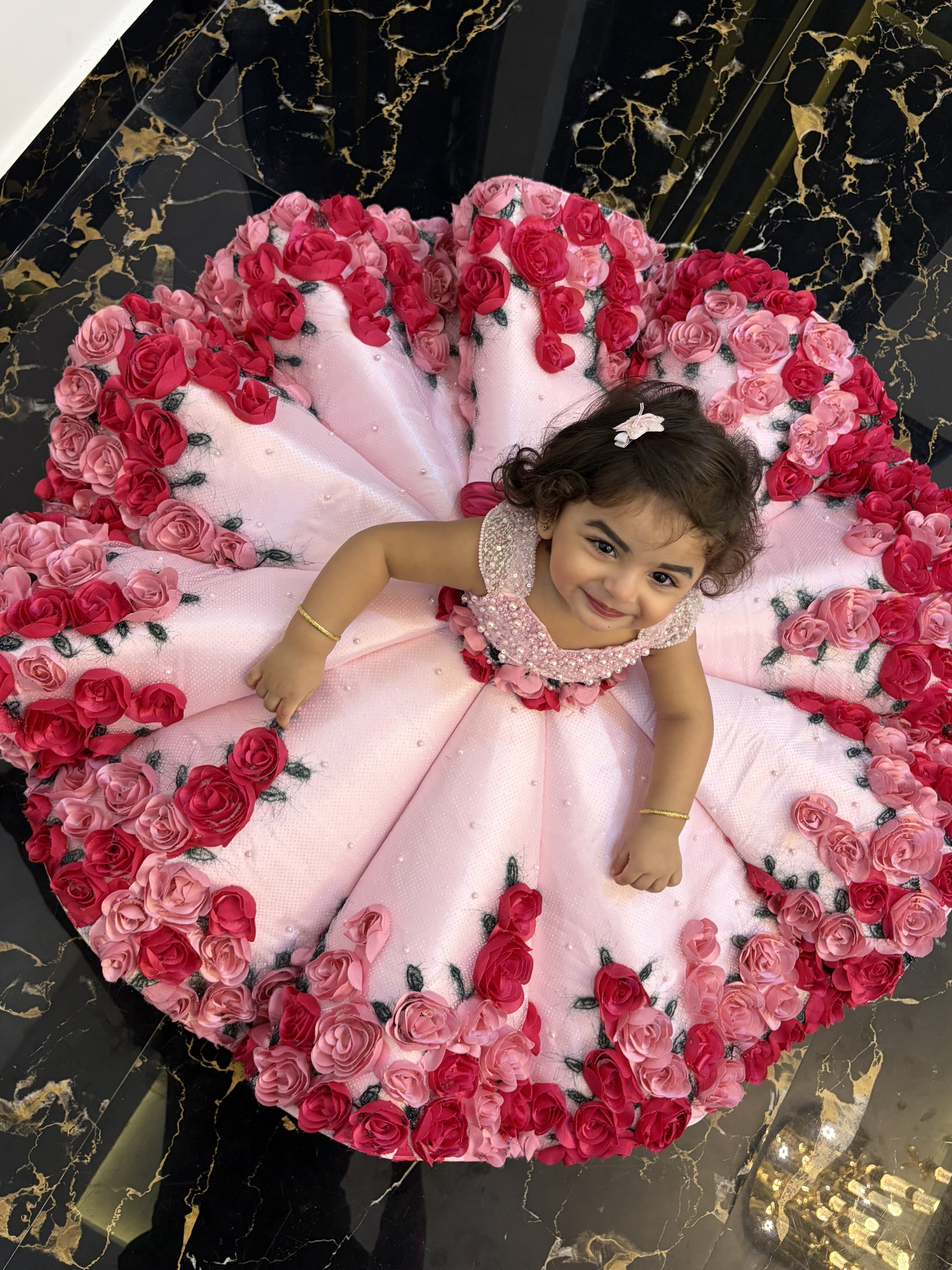 Panel Gown Kids Online, Enchanted Rose Princess Gown