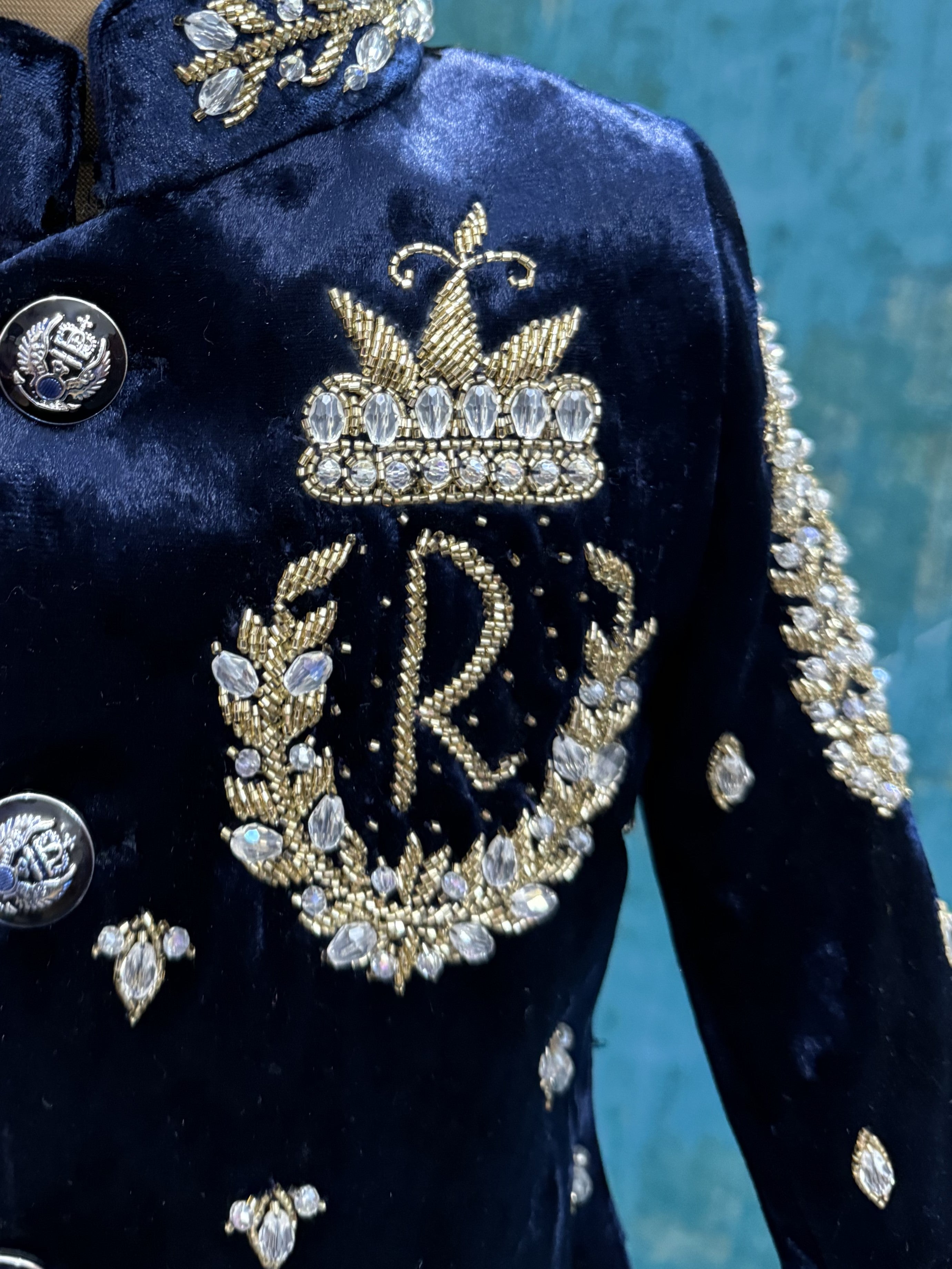 Regal Midnight Majesty – Velvet Crown Prince Edition Comes with Pant