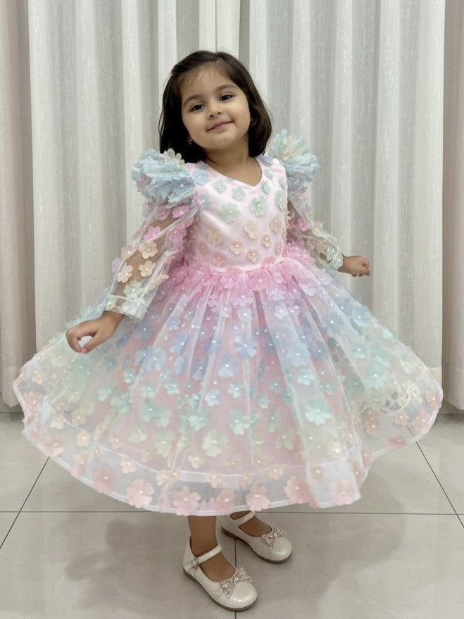 Luna Pastel Petal Dream Princess Gown
