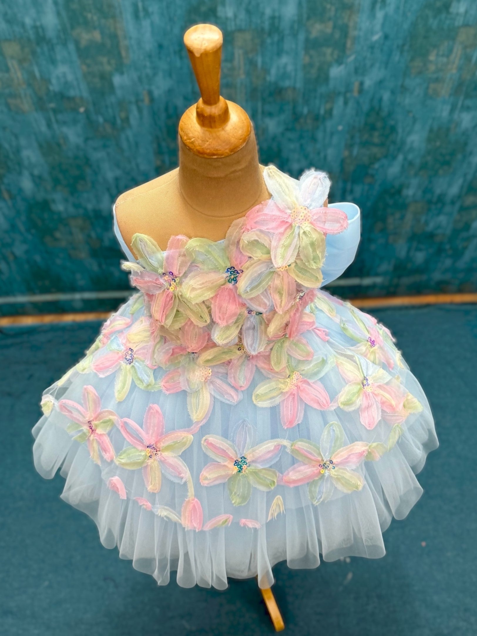 Pastel Petal Princess Dress