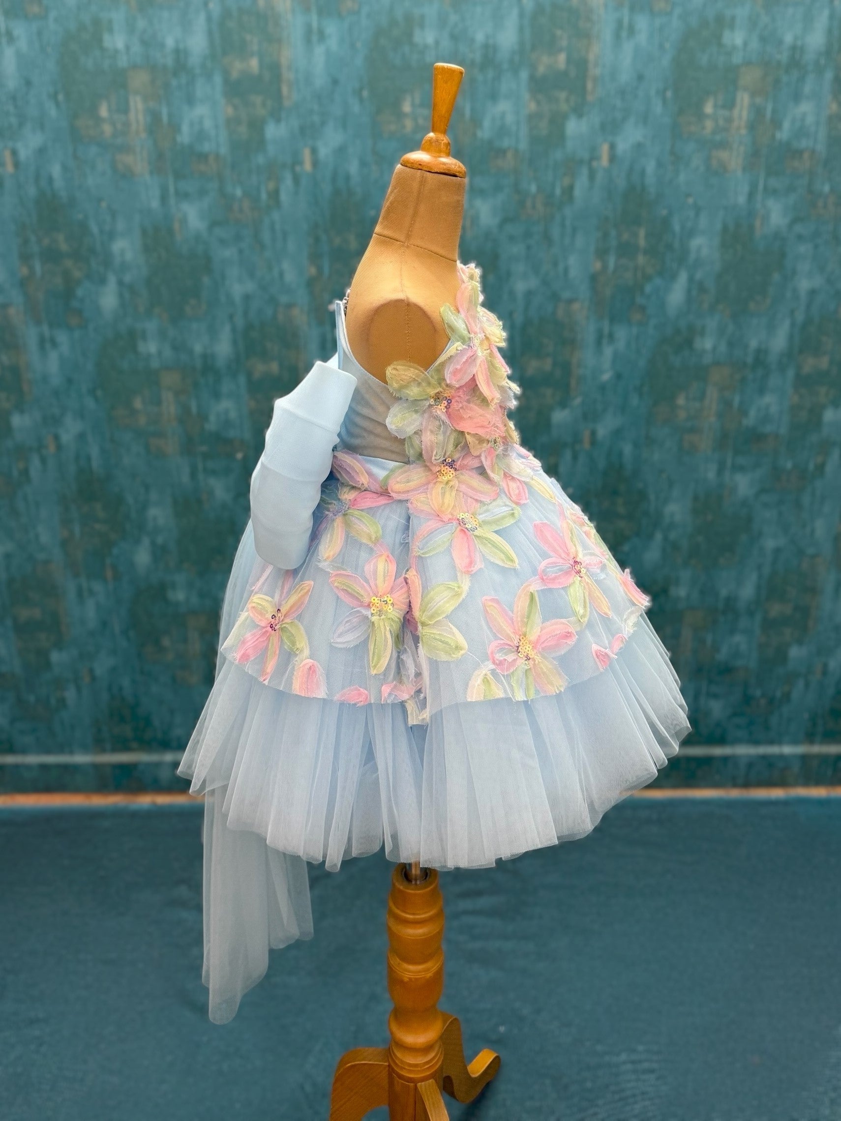Pastel Petal Princess Dress