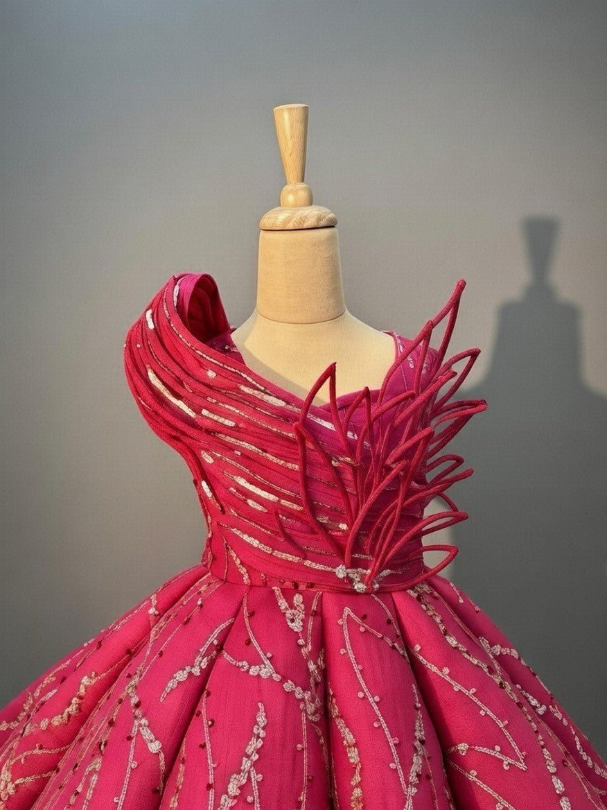 Pink Petal Couture Dress