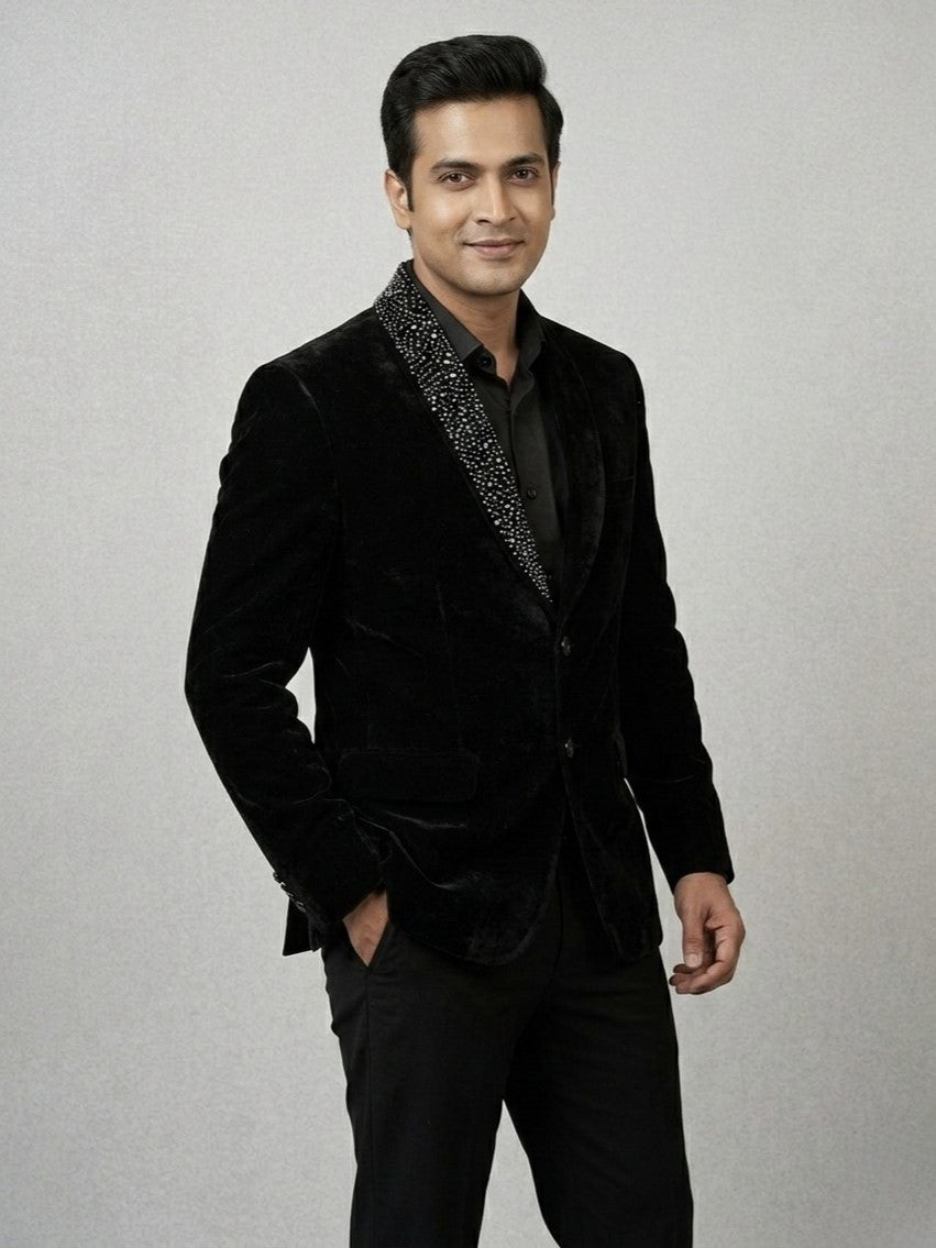 Midnight Elegance Blazer