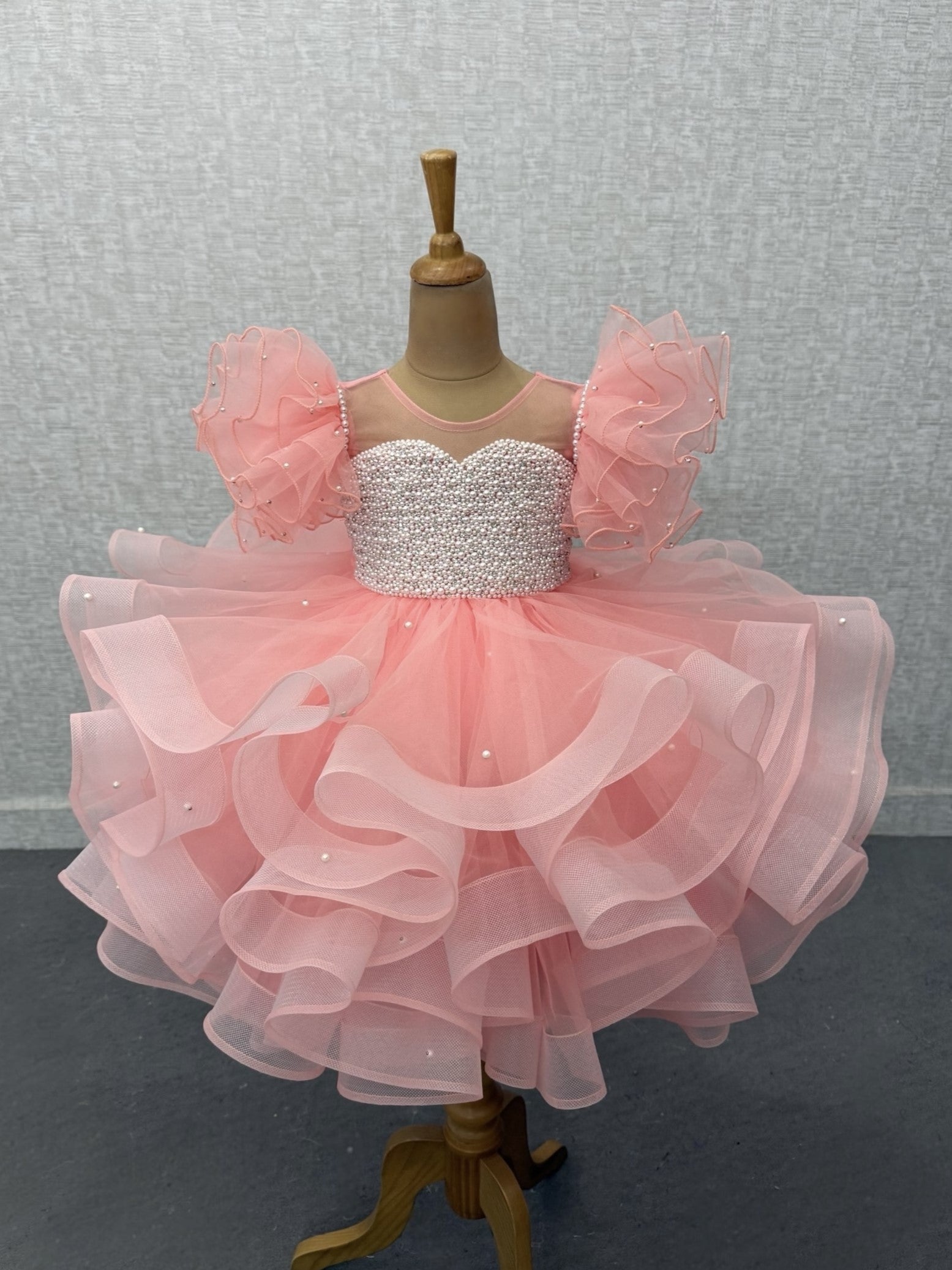 Designer Kids Clothes For Girls Online, Princess Peach Ball Gown