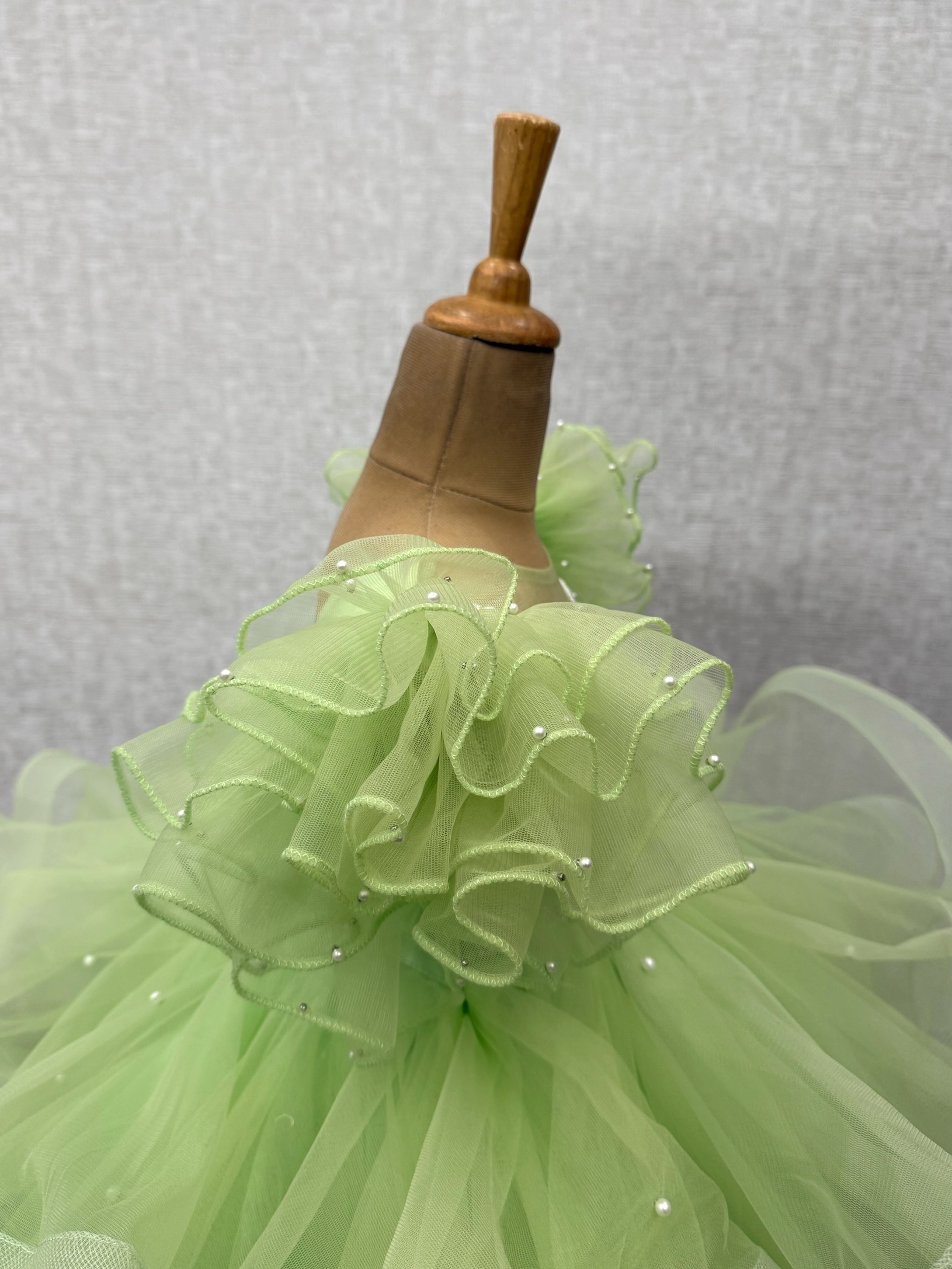 Girls Party Wear Online, Sage Green Flower Girl Dress