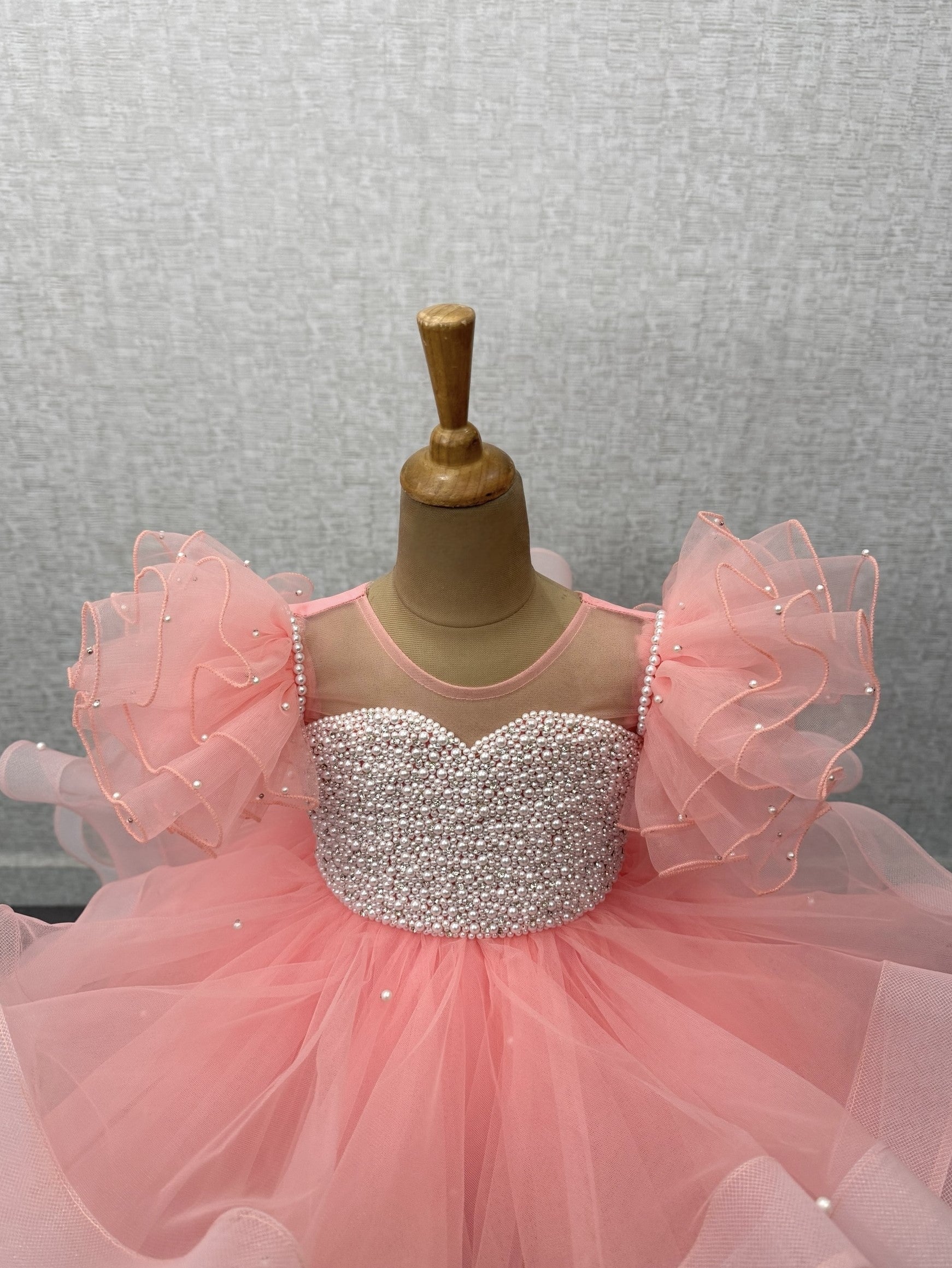 Designer Kids Clothes For Girls Online, Princess Peach Ball Gown
