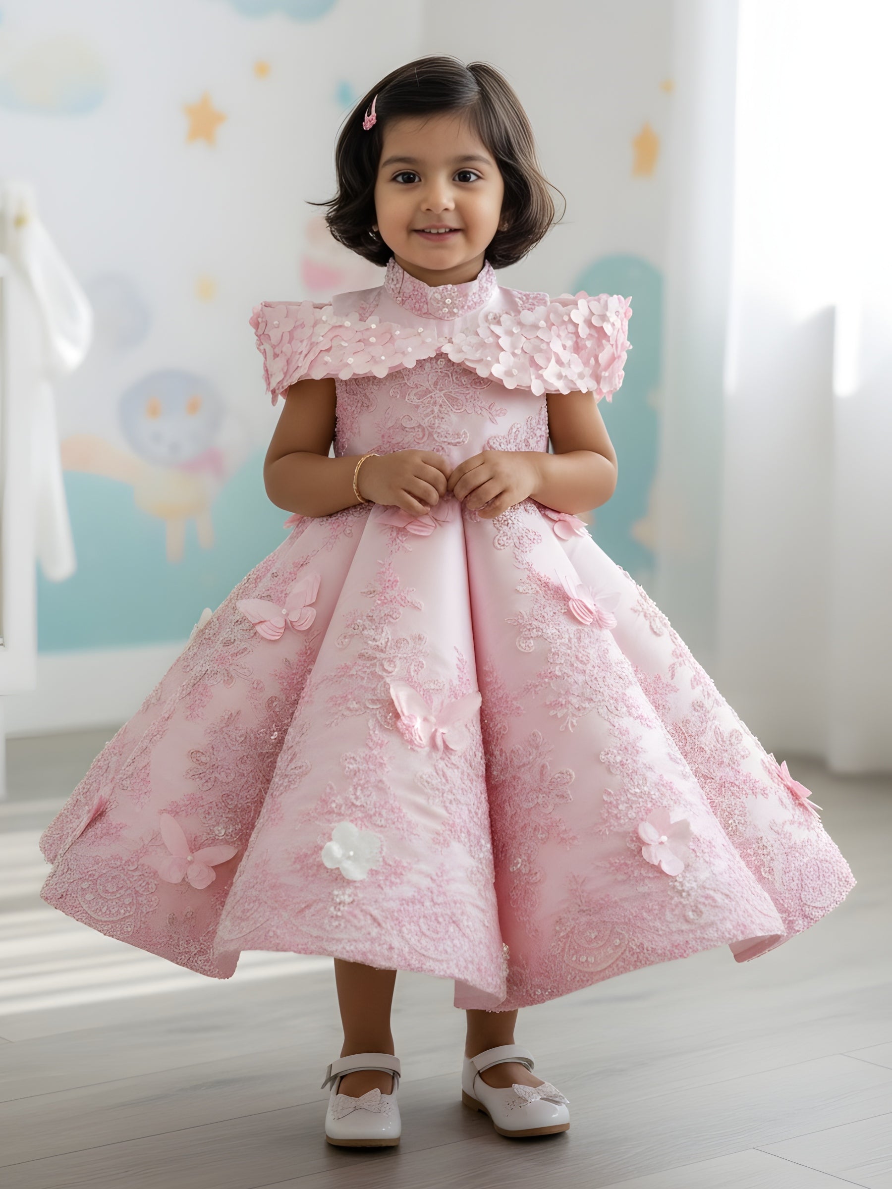 Blush Blossom Royale Butterfly Dream Celebration Gown