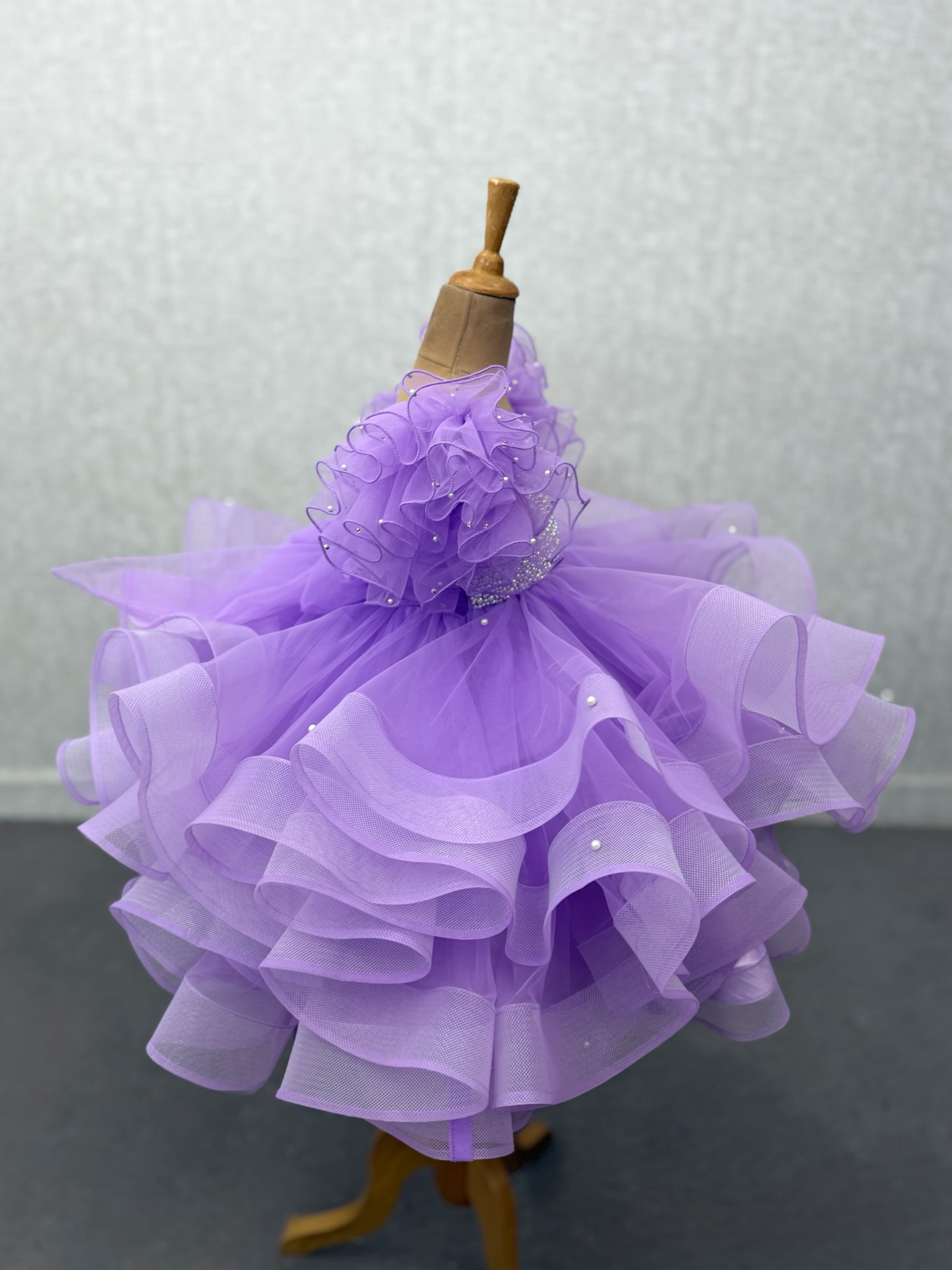 Princess Gown Online, Luxury Lilac Flower Girl Dress