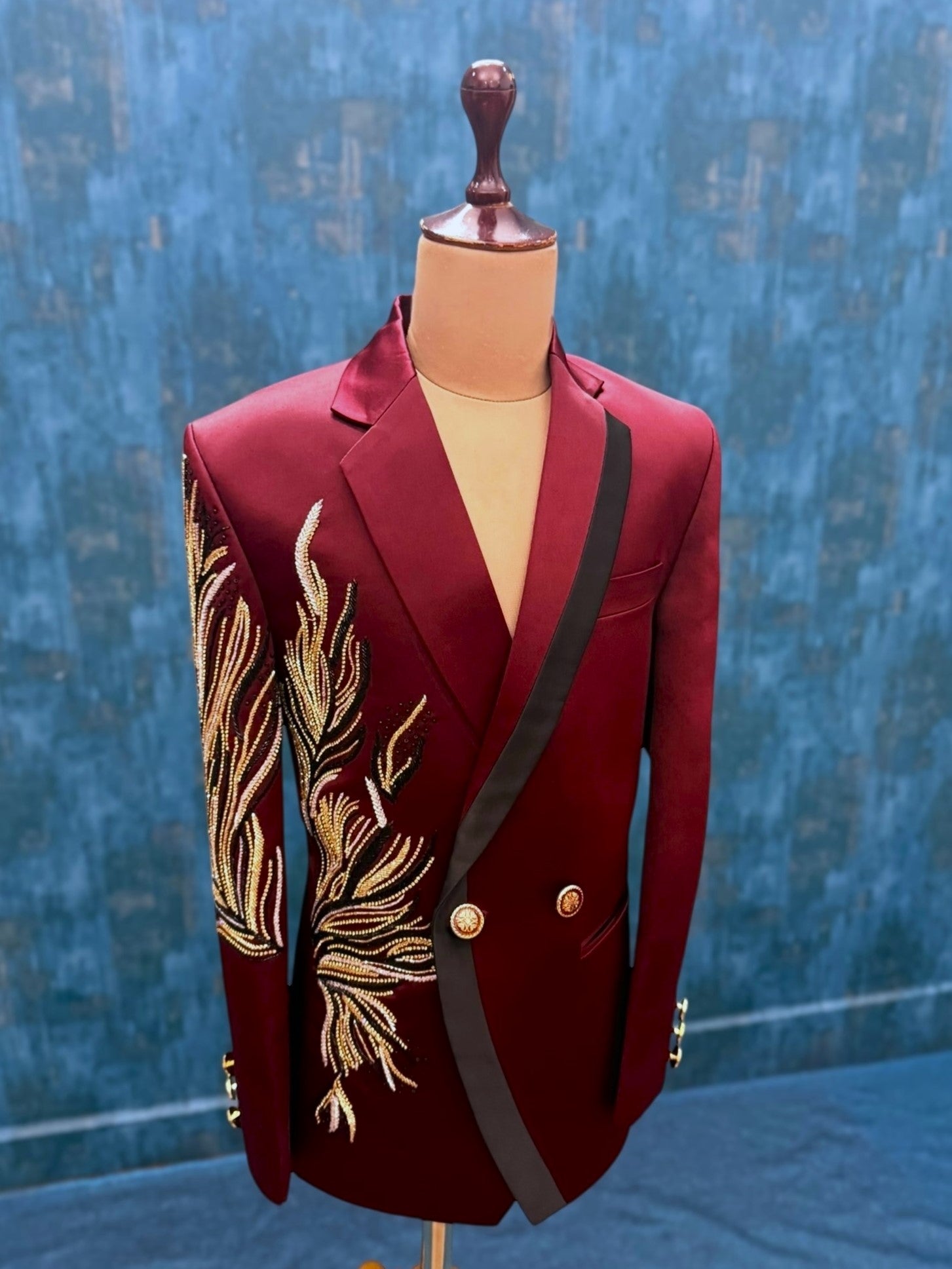 Garnet Flame Majesty- Comes with Pant and Shirt