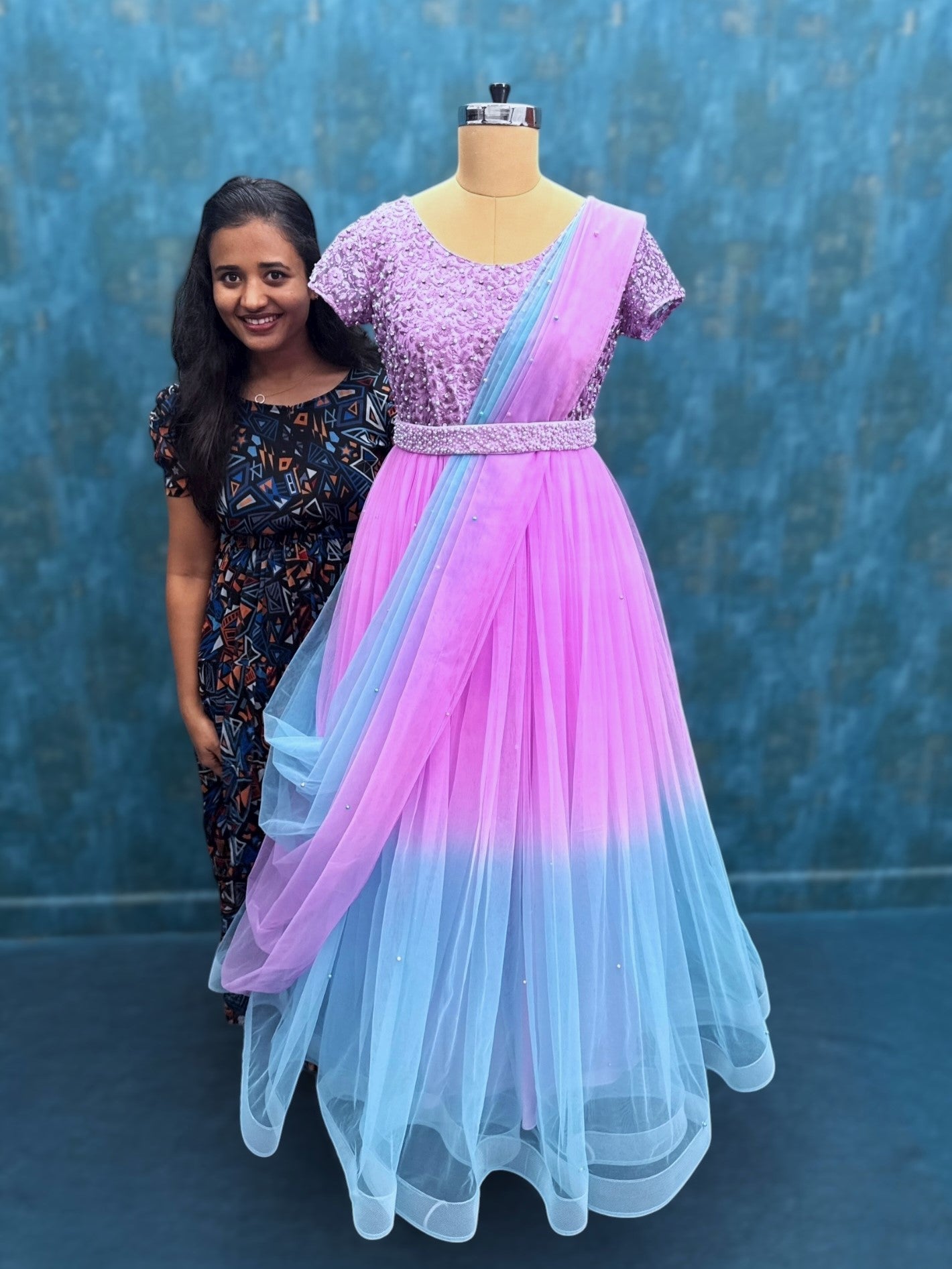 Rosy Skies Ombre Ensemble