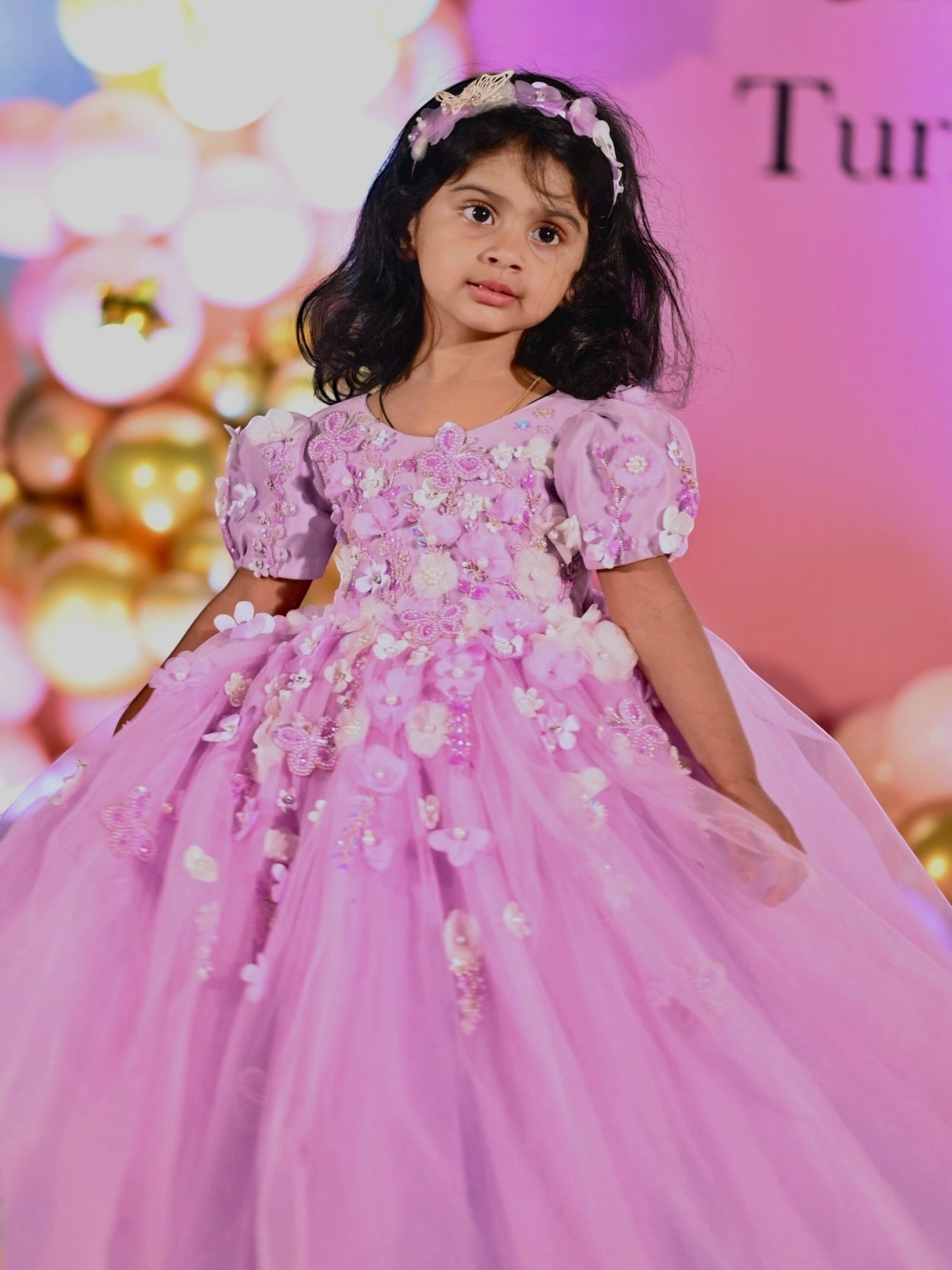 Enchanted Pastel Pink Petal Dress