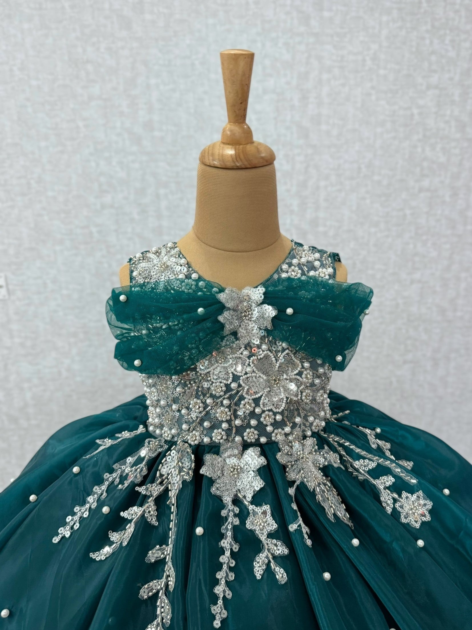 Teal Crystal Enchantress Dress