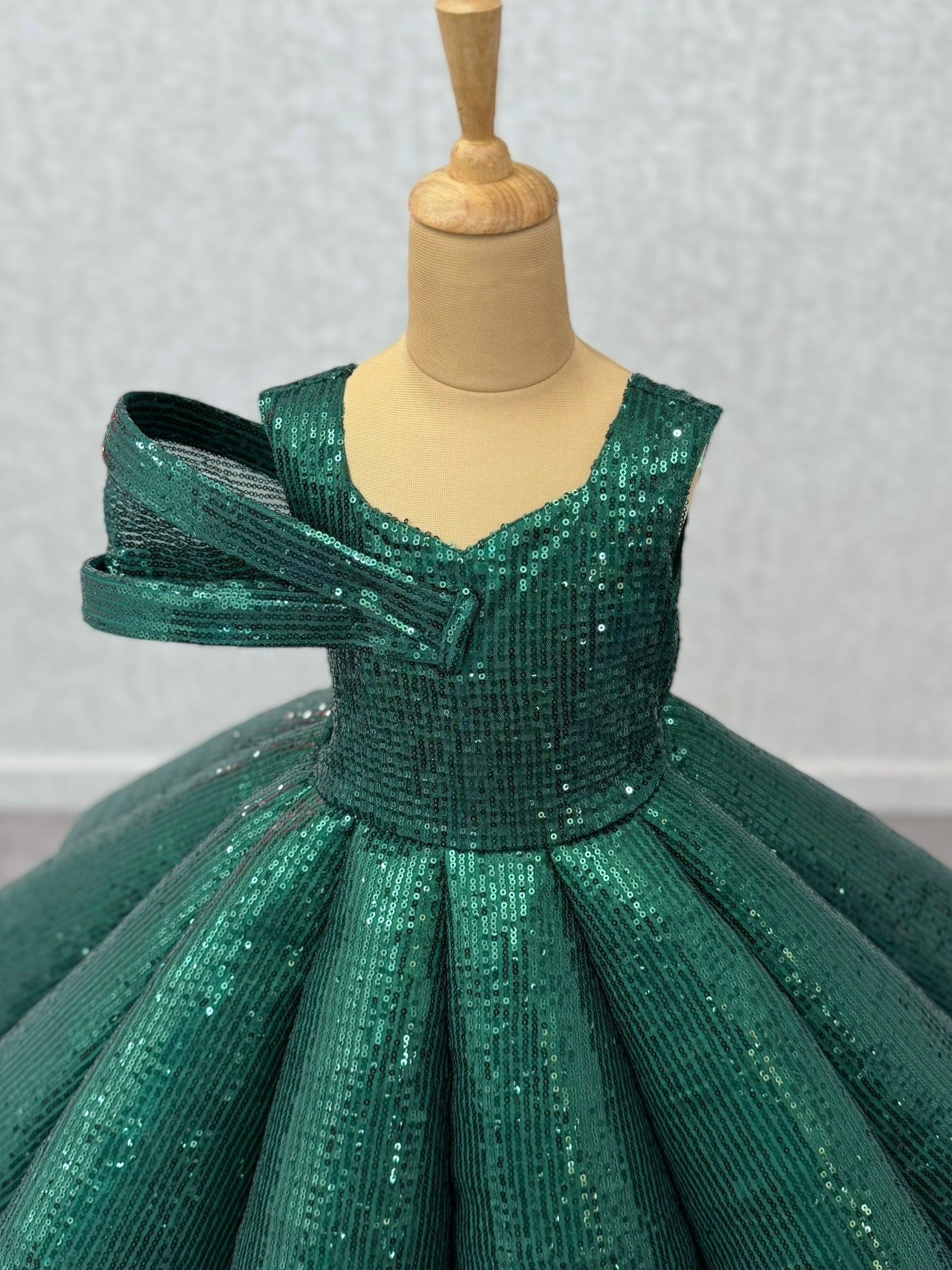 Emerald Celeste Crown Dress