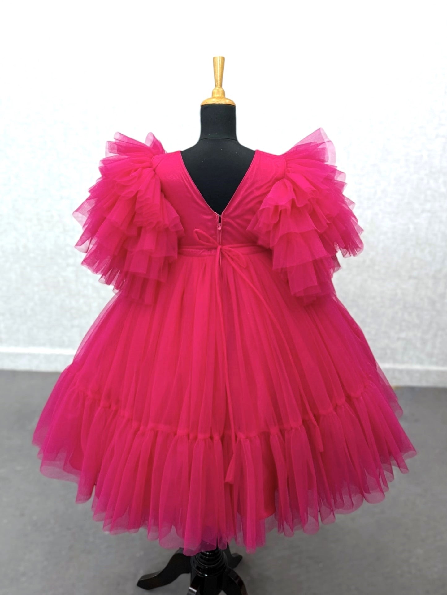 Fuchsia Ruffle Fantasy Dress