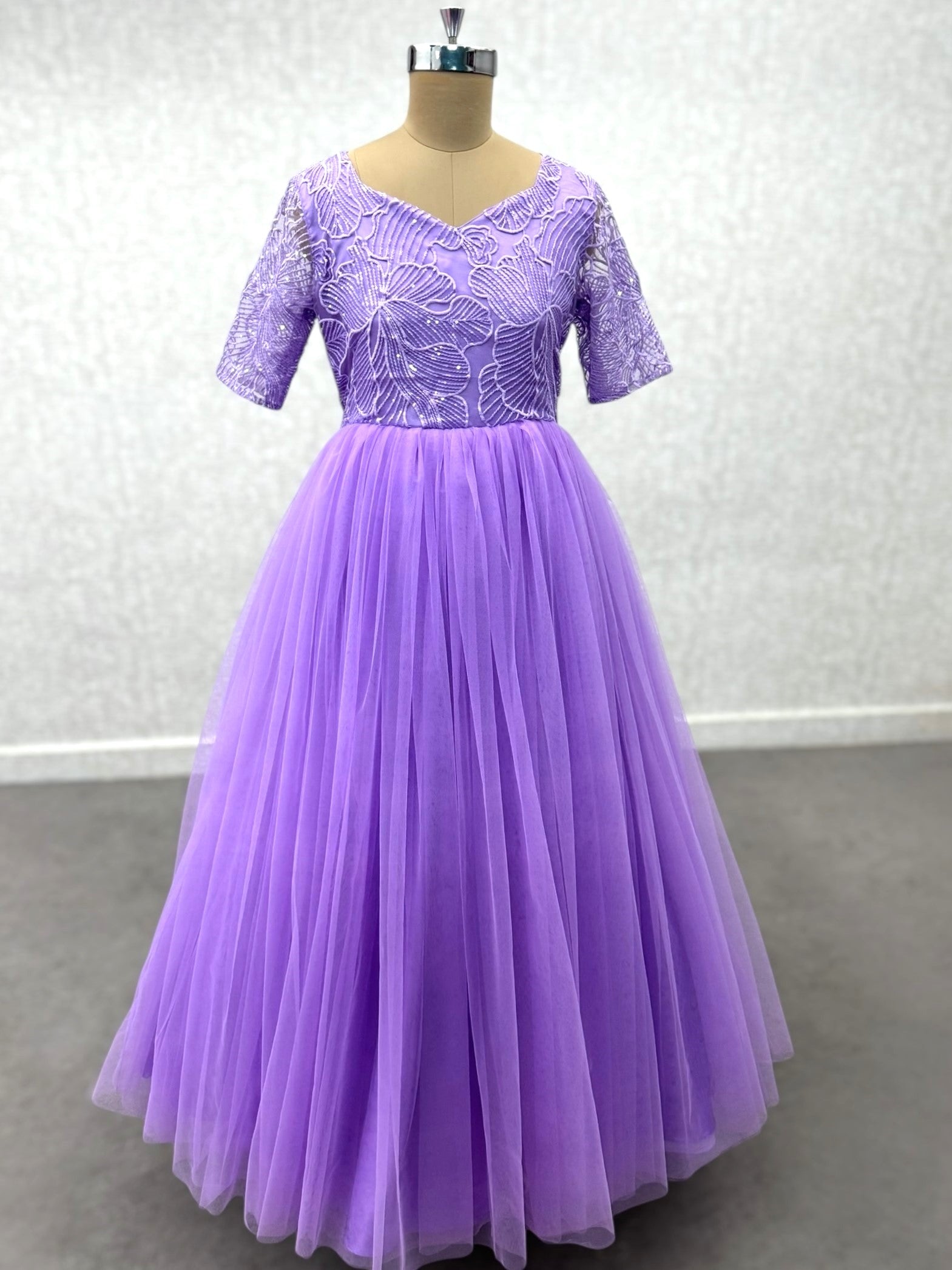 Purple Serenity Ball Gown