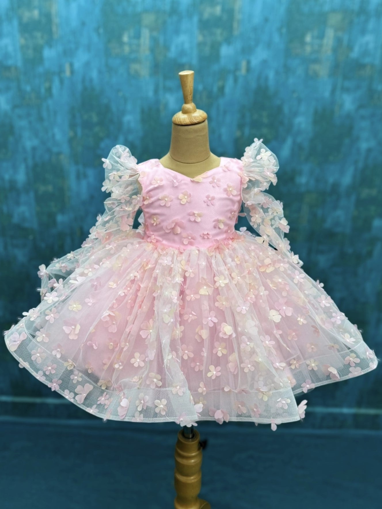 Rosalie Bloom Soft Tulle Princess Celebration Dress