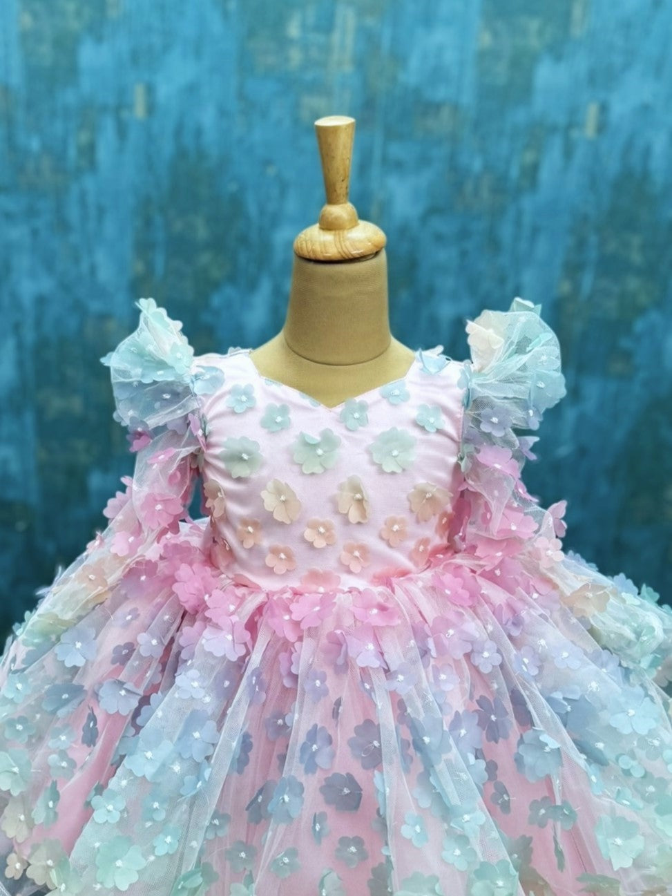 Luna Pastel Petal Dream Princess Gown