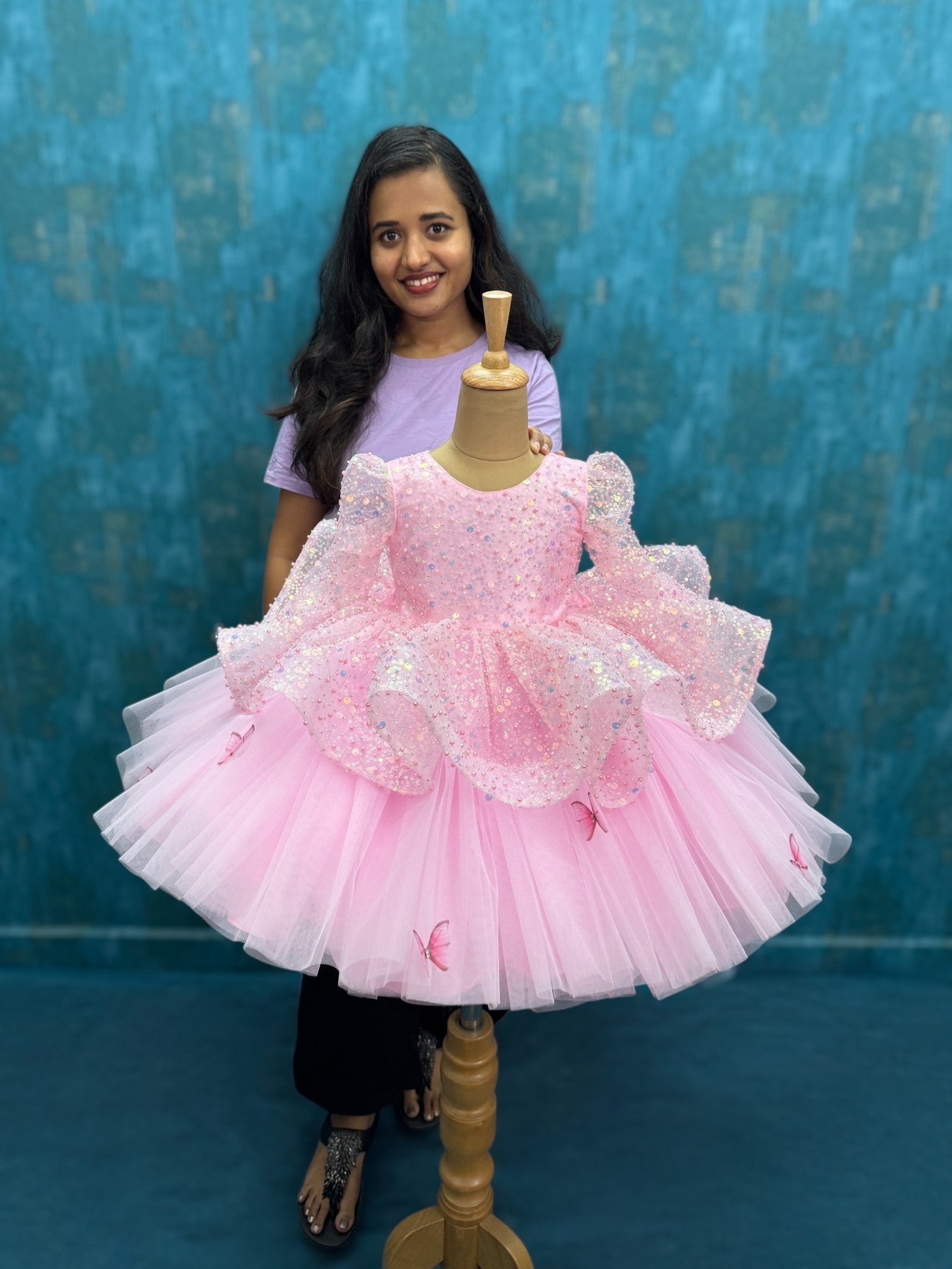 Fairy Blush Butterfly Twinkle Celebration Gown