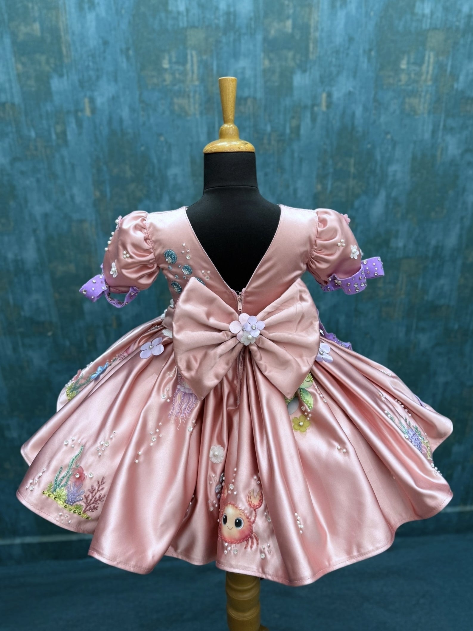 Underwater Blossom Dream Princess Gown