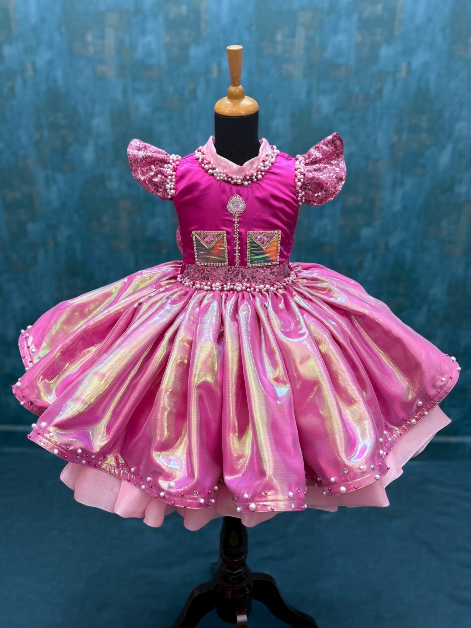 paw patrol theme pinky half length frock