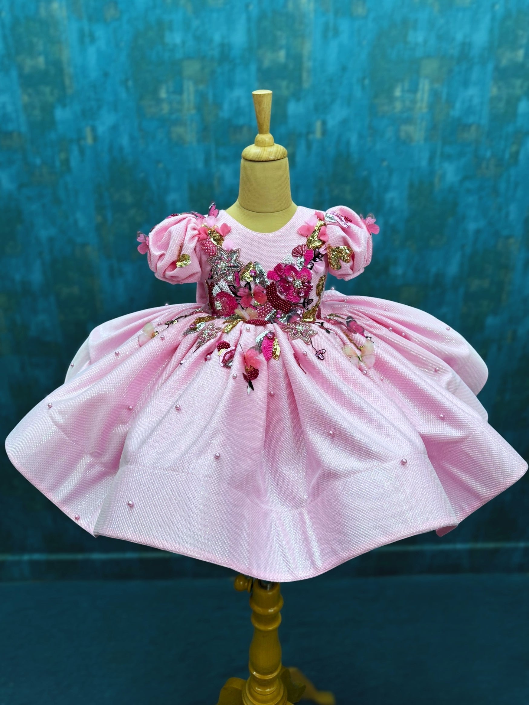 Rosy Bloom Luxe Couture