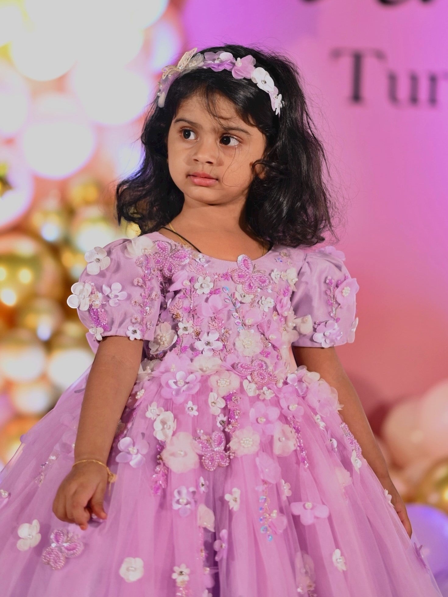 Enchanted Pastel Pink Petal Dress