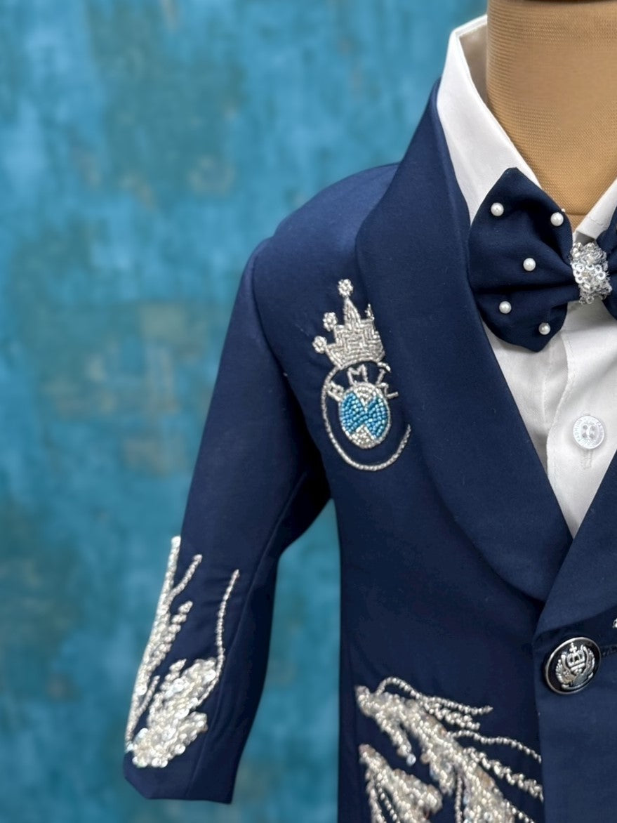 Royal Sapphire Crest Coat- Comes with Pant, Shirt and Bow