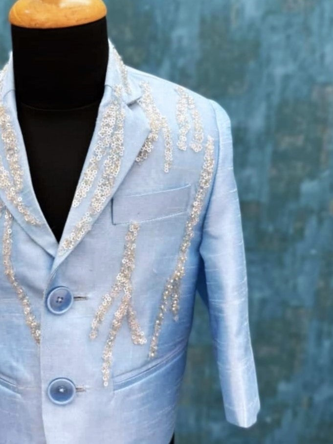 Frosted Glacier Royale Blazer- Comes with Pant and Shirt