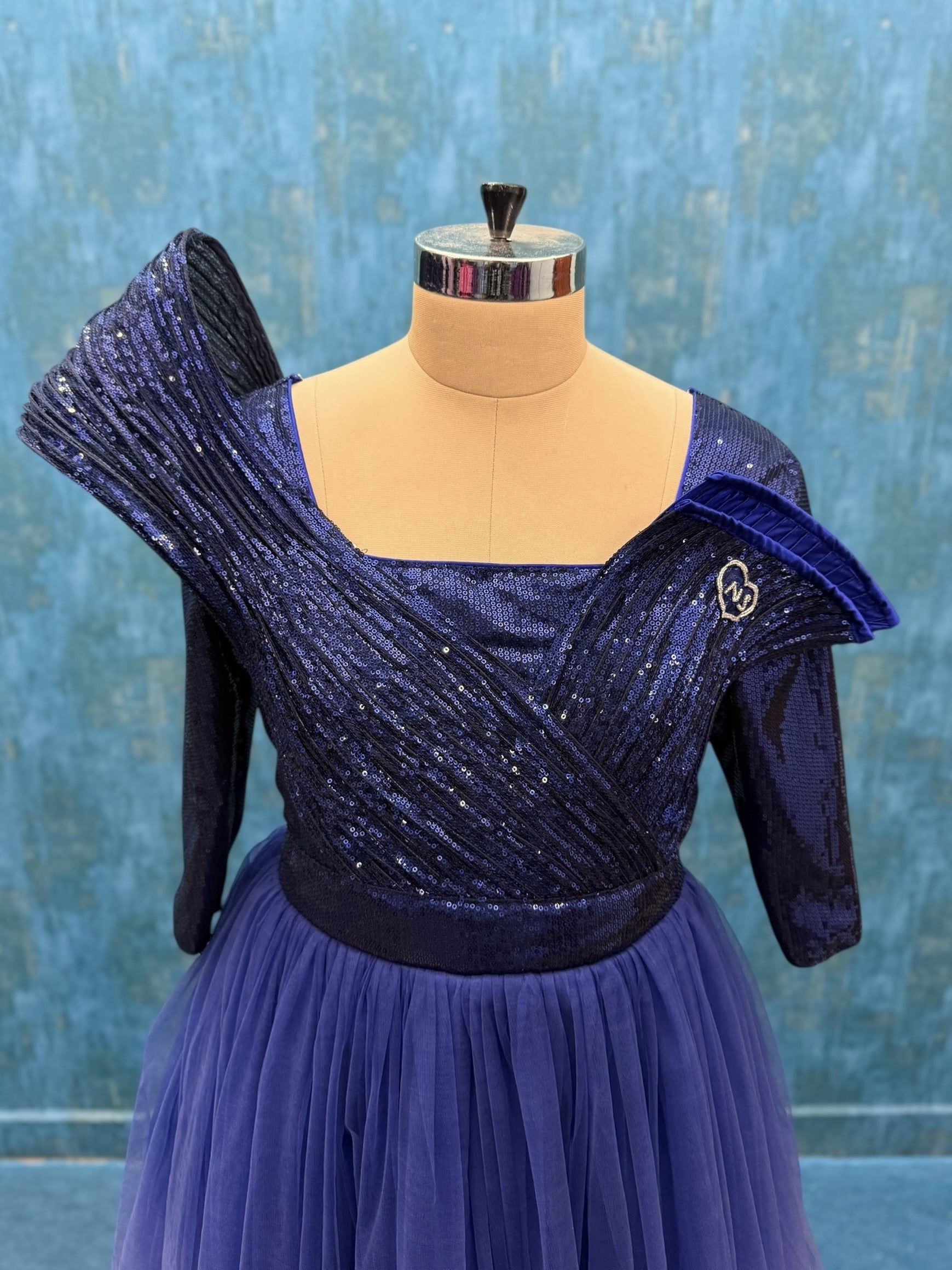 Galaxy Rose Couture Duo- Panel Gown Combo