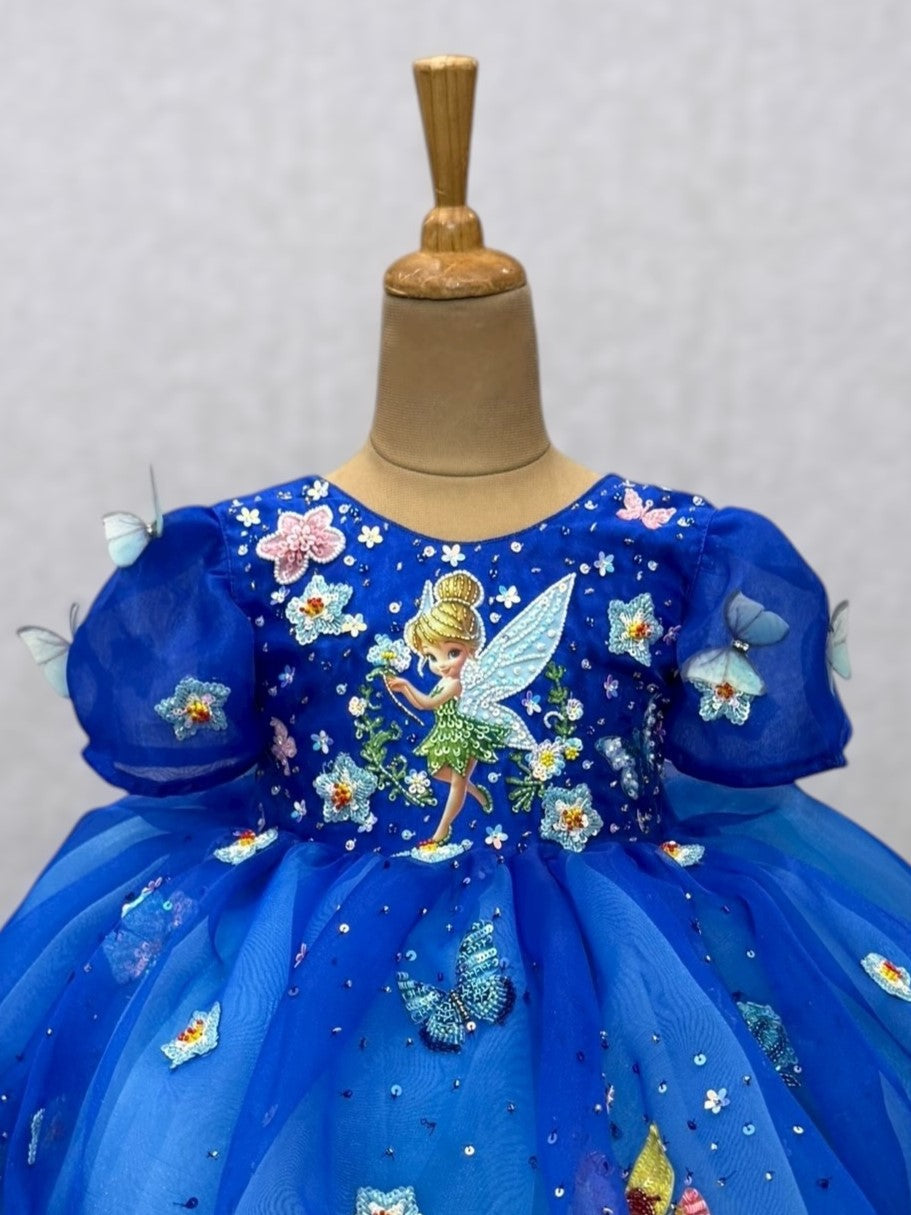 Azure Fairy Whirl Gown