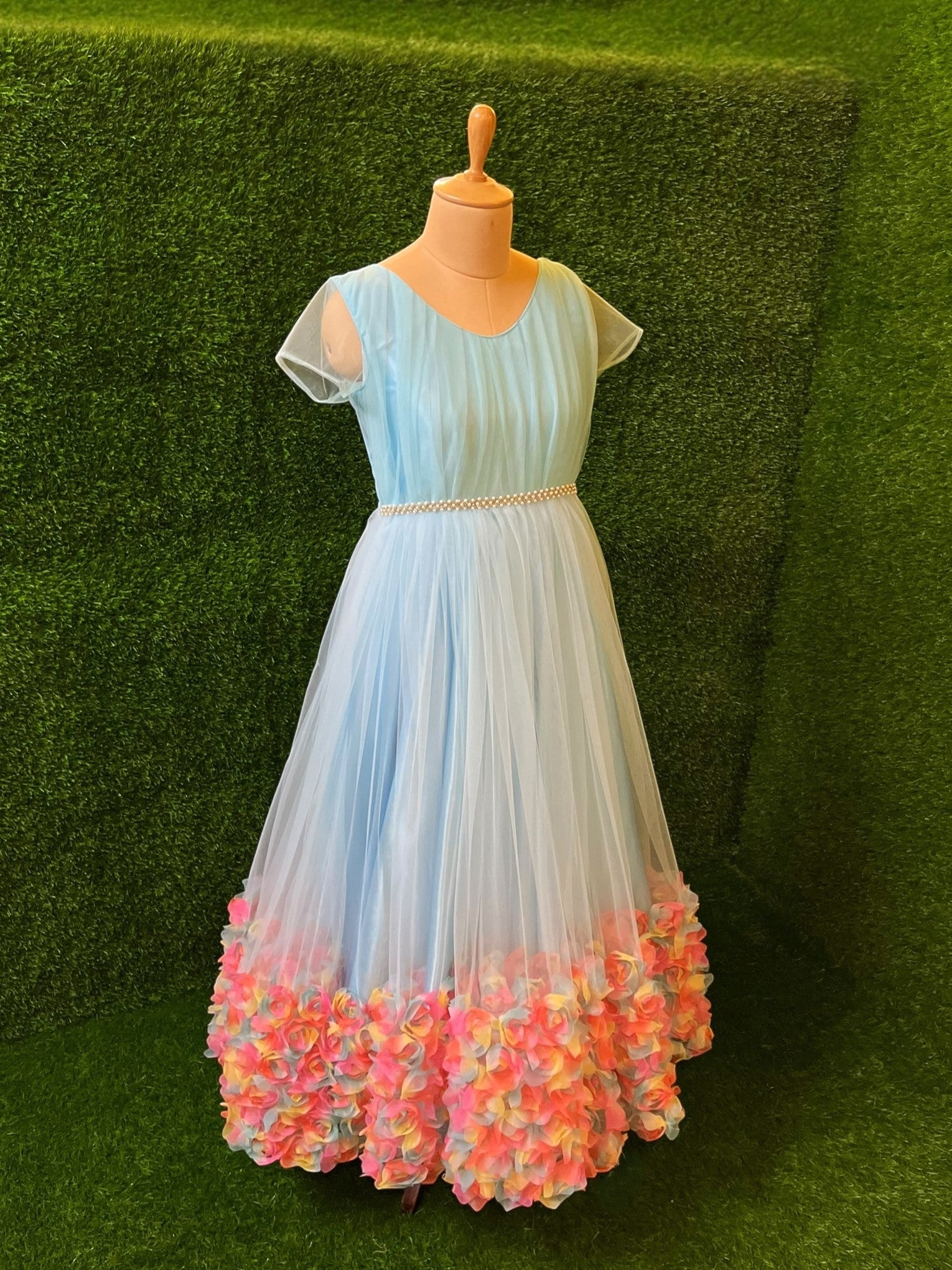 Pastel Blossom Breeze Gown